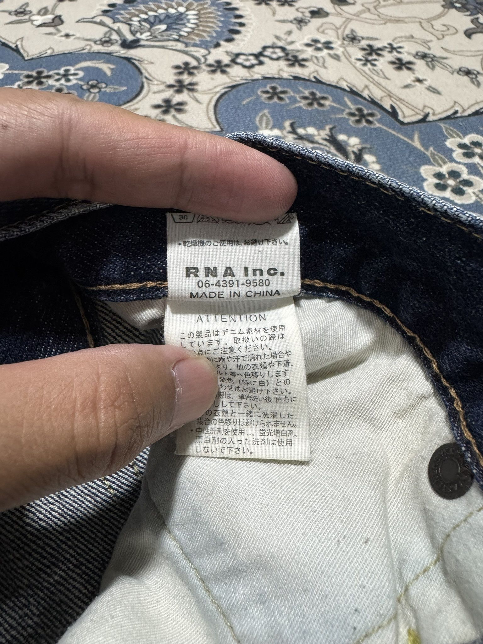Japanese Brand × Vintage Vintage Japanese Brand RNA Buckle Back Buttonfly Jeans 501XX Size US 32 / EU 48 - 13 Thumbnail