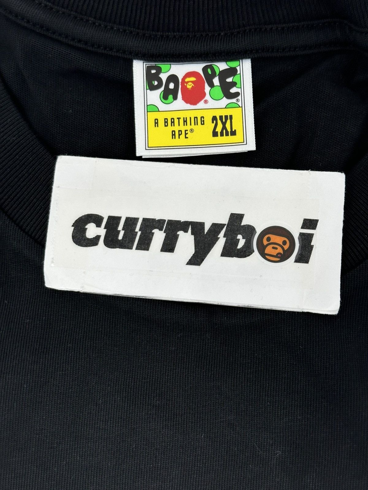Bape × CLOT BAPE x CLOT Camo Ape Head T-Shirt Black Size US XXL / EU 58 / 5 - 8 Thumbnail
