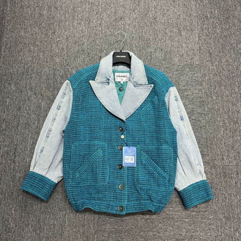 Chanel Chanel Men's Woven Denim Jacket Size 34 -2505 Size US M / EU 48-50 / 2 - 2 Thumbnail