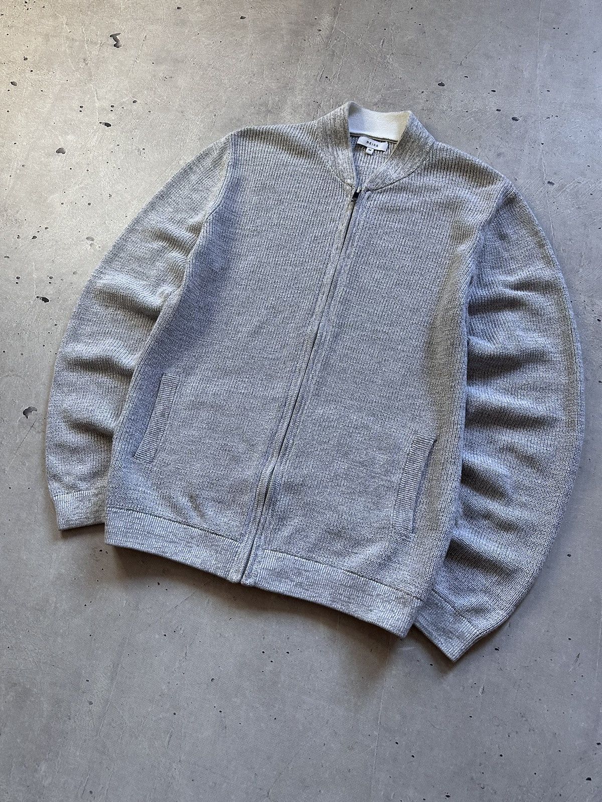 Reiss Reiss Luxury Full Zip Sweater Old Money Size US M / EU 48-50 / 2 - 2 Thumbnail