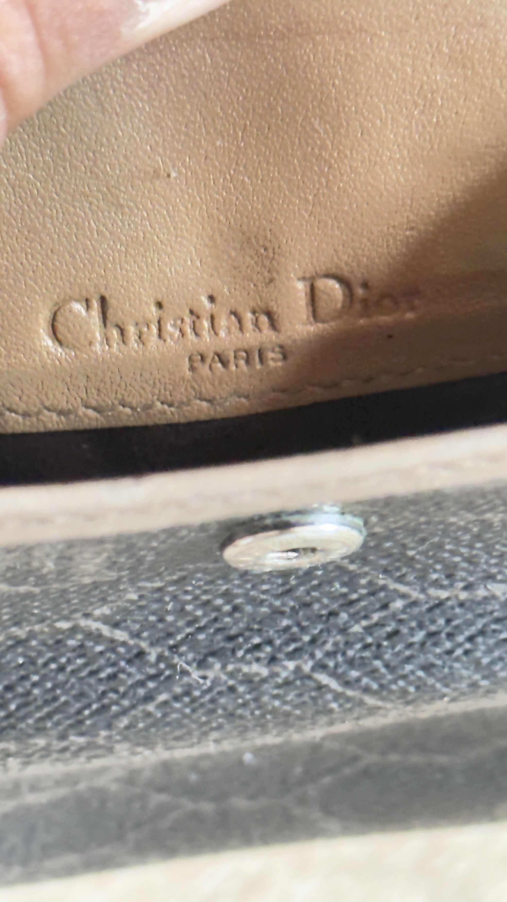 Vintage 🔥Cigarette case Christian Dior 70´s rare monogramed Size ONE SIZE - 4 Thumbnail