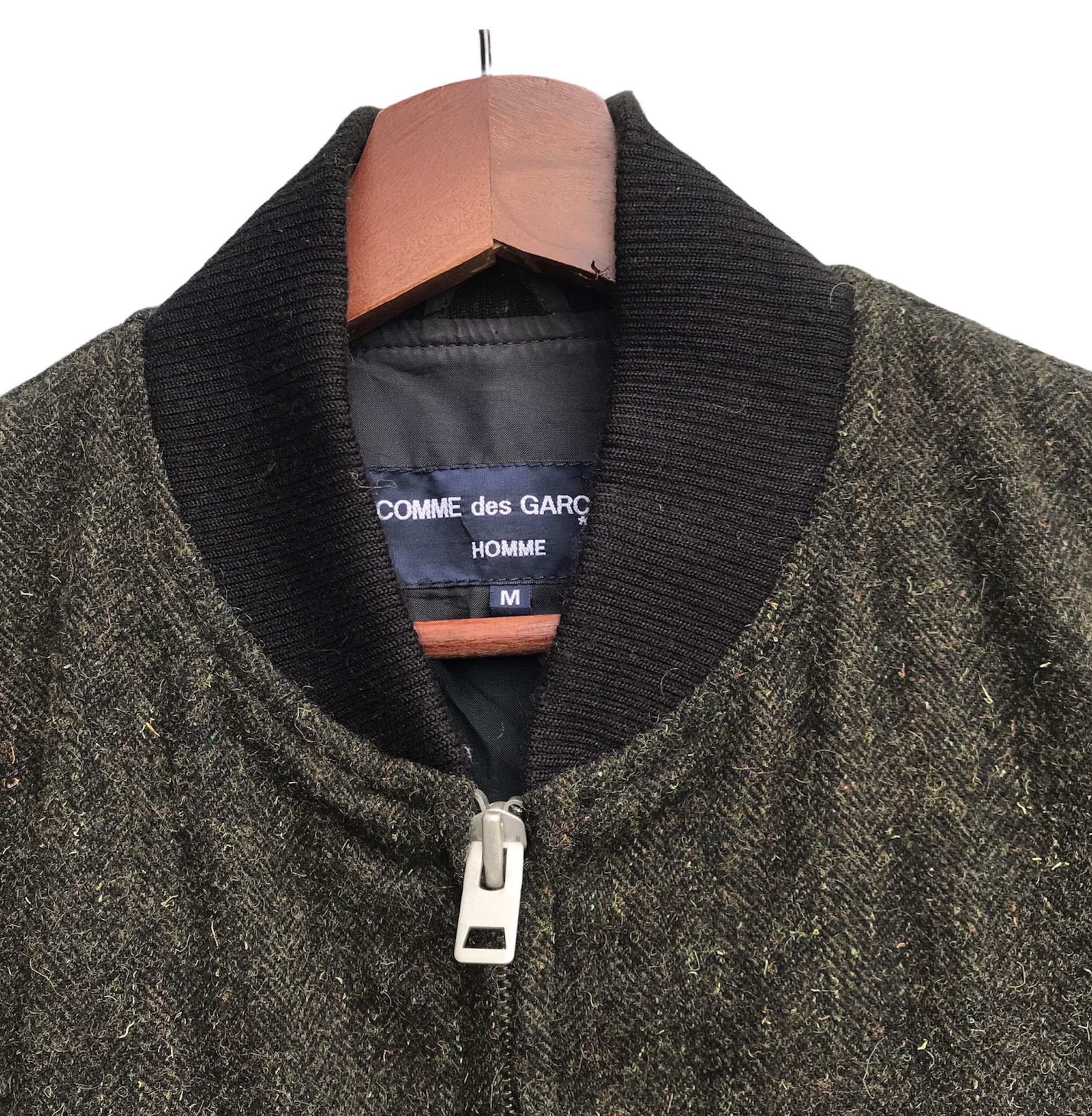 Comme des Garcons RARE Comme Des Garcon varsity wool sleeve leather cowhide Size US M / EU 48-50 / 2 - 8 Thumbnail
