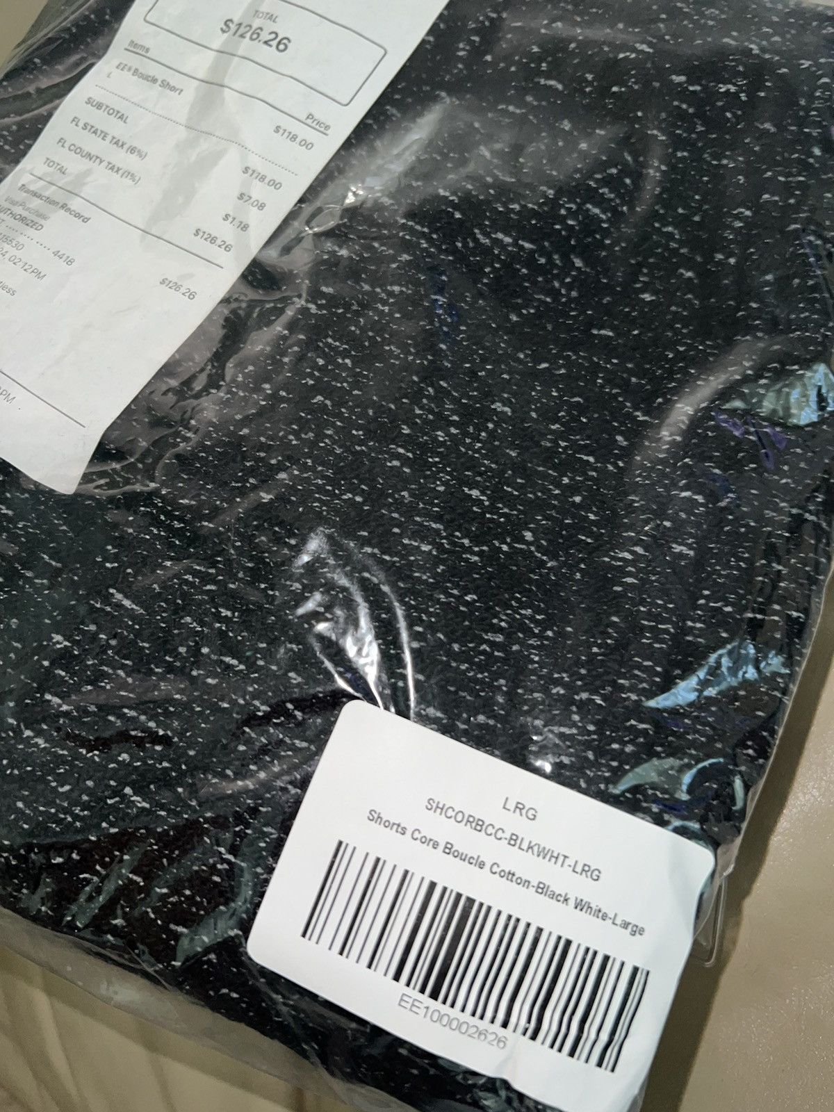 Eric Emanuel Eric Emanuel Cotton Shorts Black Boucle Limited Large Size US 32 / EU 48 - 5 Thumbnail