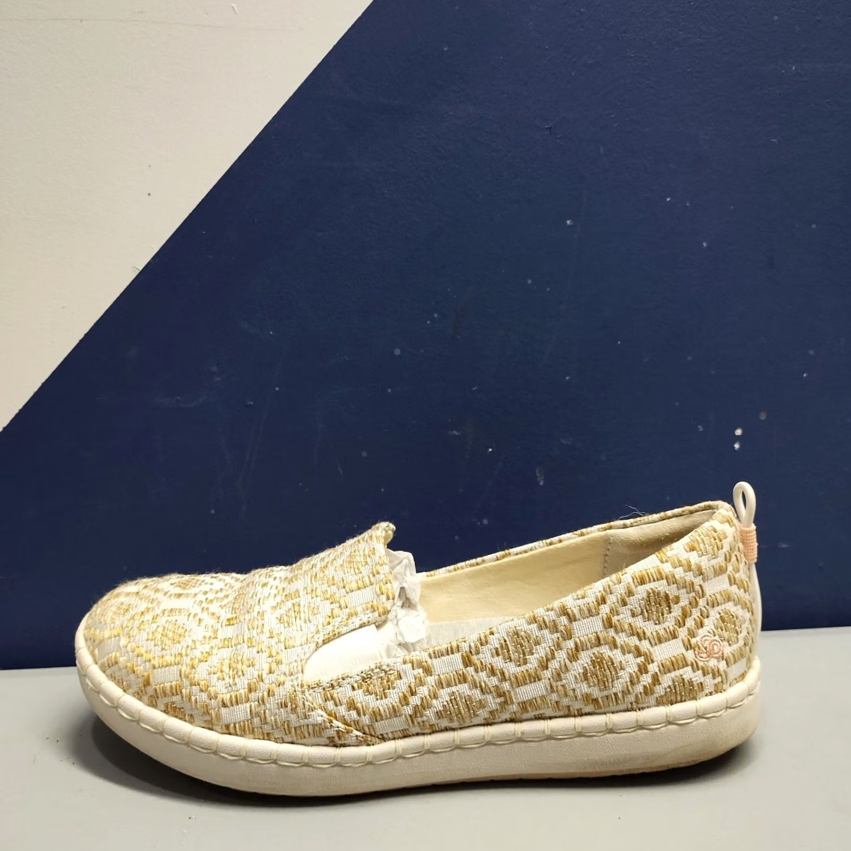 Clarks Clarks Cloudstepper Loafers Womens 7.5 Tan White Slip-On Cushioned Comfort Casual Shoes 261417804050 Size US 8 / IT 38 - 4 Thumbnail