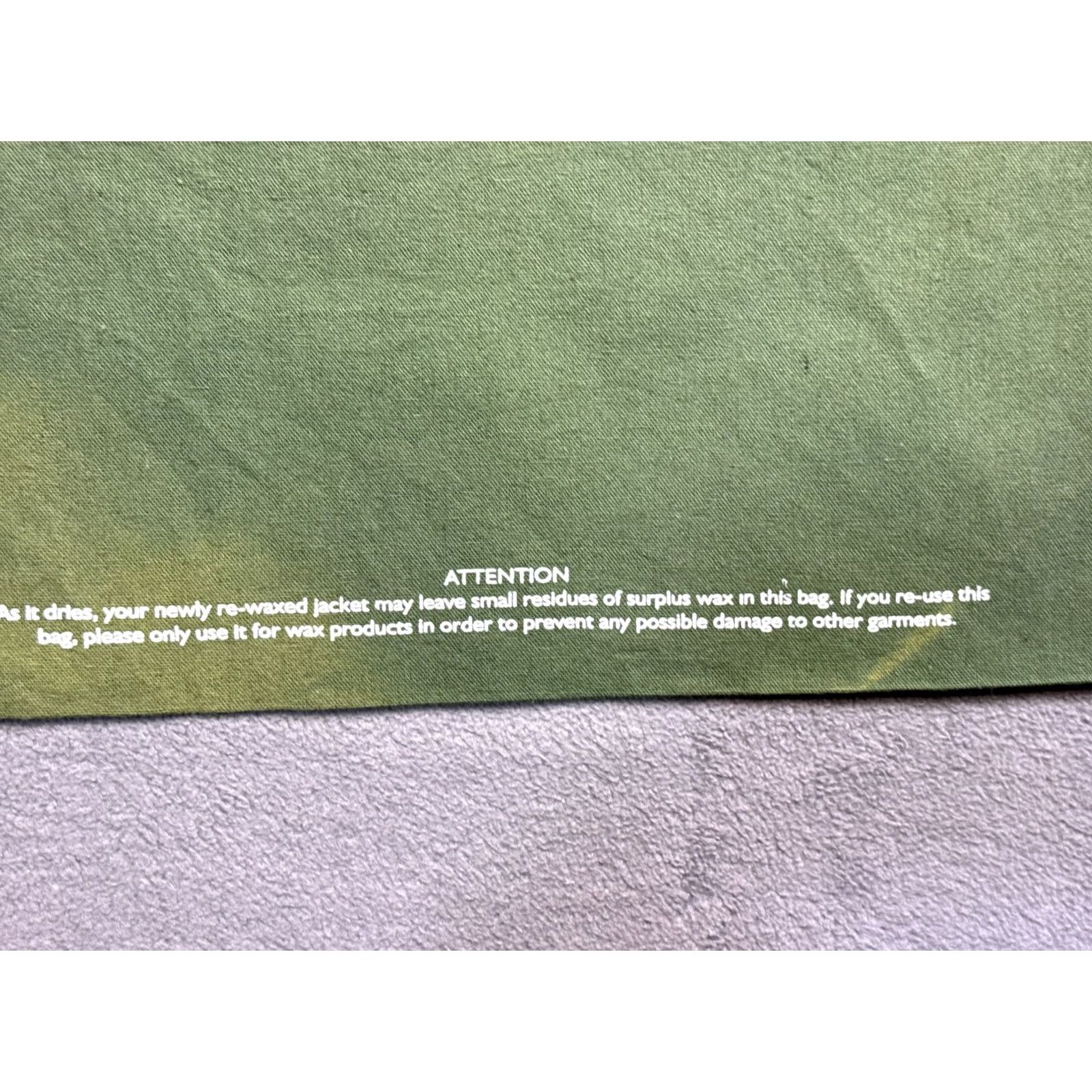 Barbour Barbour Green Drawstring Bag Mens Cotton Drawstring Bag Brand Barbour Green Bag Size ONE SIZE - 3 Thumbnail