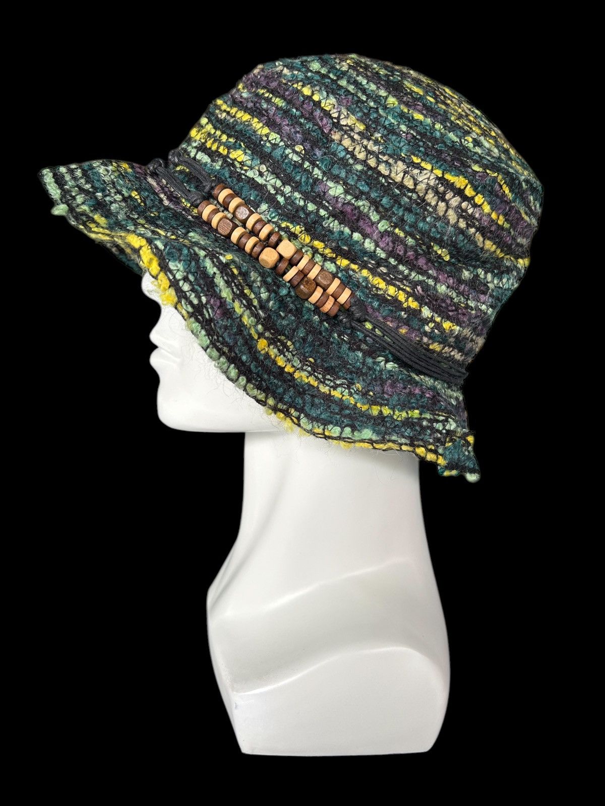 Japanese Brand × Kapital × Vintage Crochet Knitted Studio Tom's Bucket Hats Rare ☠️☠️ Size ONE SIZE - 1 Thumbnail