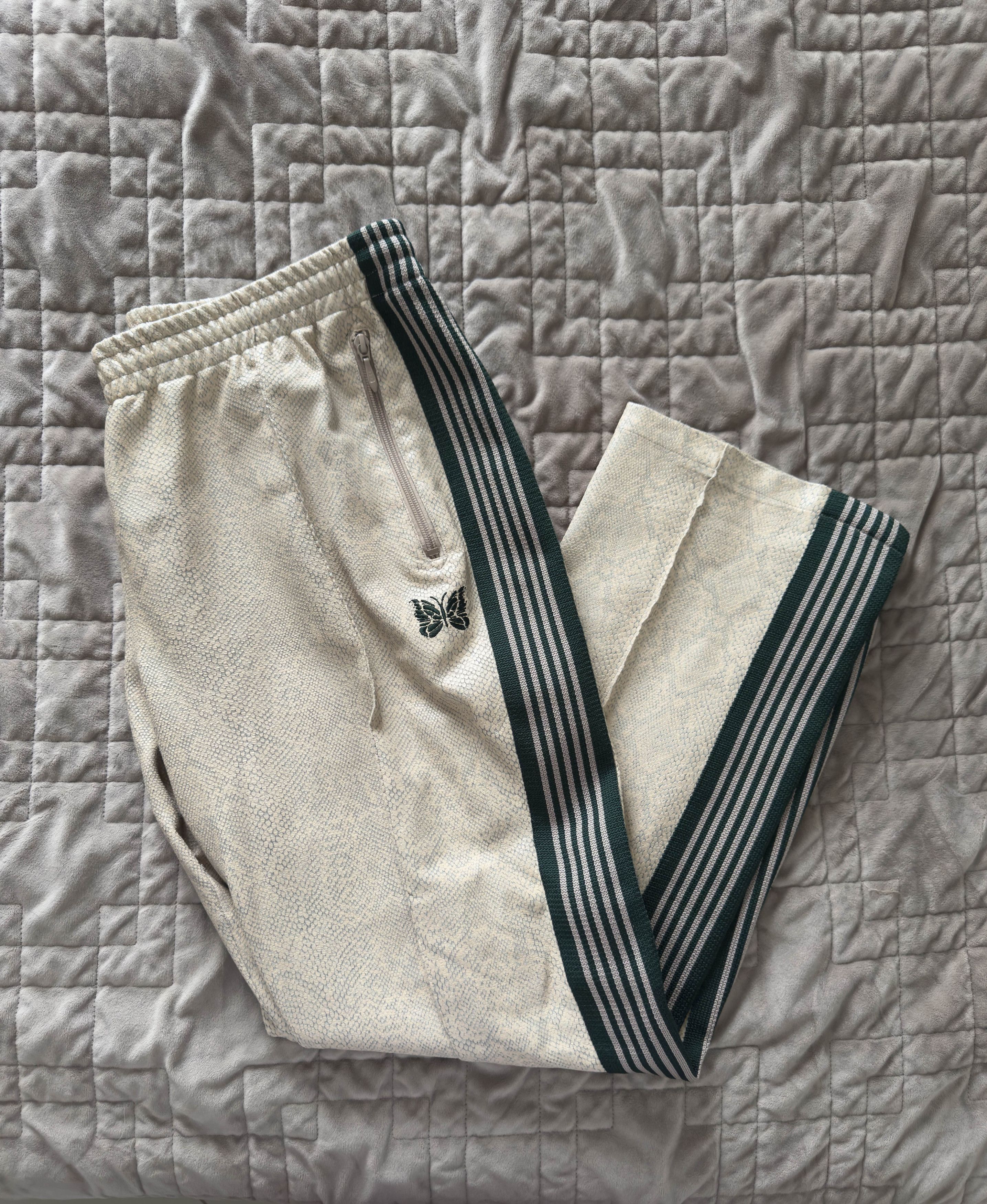 Needles Needles Narrow Track Pants Python Synthetic Leather Size US 36 / EU 52 - 1 Thumbnail