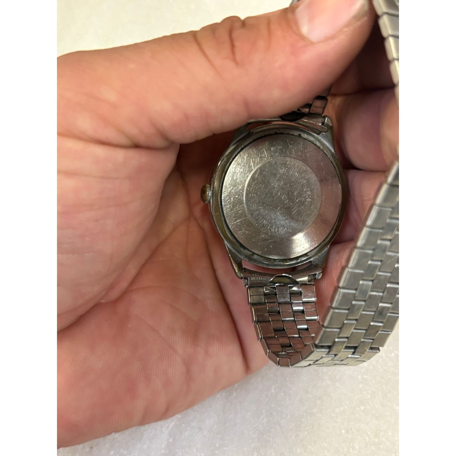 Timex Vintage Timex Silver Tone Men’s Mechanical Watch! It Runs! Size ONE SIZE - 7 Thumbnail