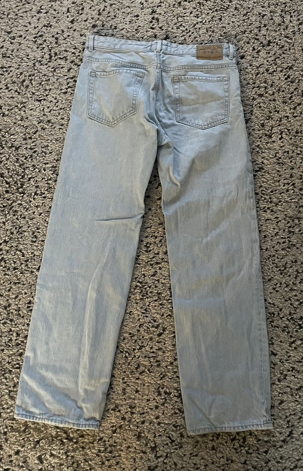 Pull & Bear Relaxed fit light blue jeans Size US 32 / EU 48 - 2 Thumbnail