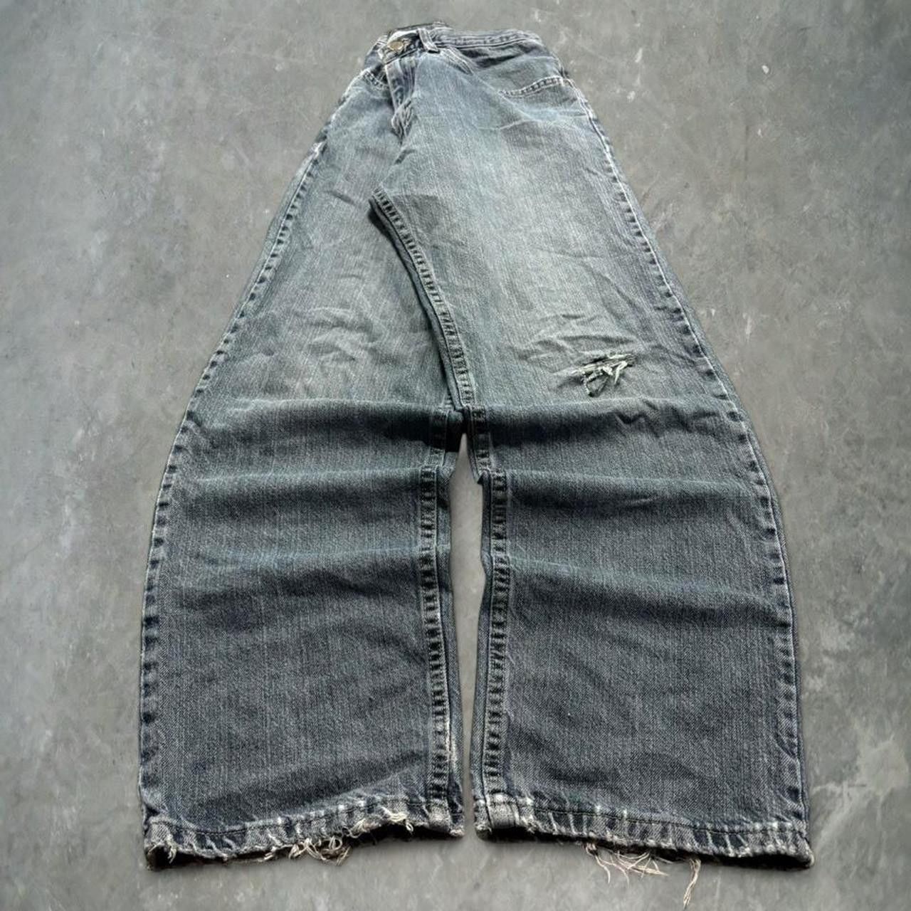 Vintage Crazy Vintage Y2K/2000s Baggy Relaxed Dark Wash Denim Jeans! Size US 32 / EU 48 - 2 Thumbnail