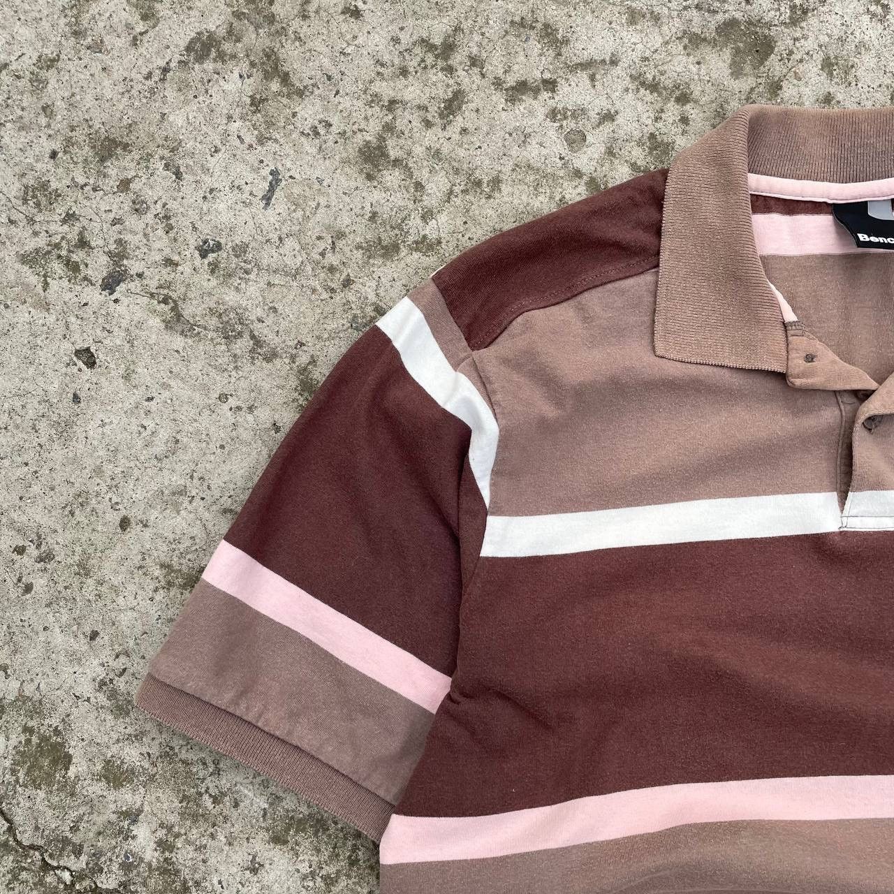 Bench Vintage Trend Striped Polo Bench Size L Grunge Avantgarde Size US L / EU 52-54 / 3 - 10 Thumbnail