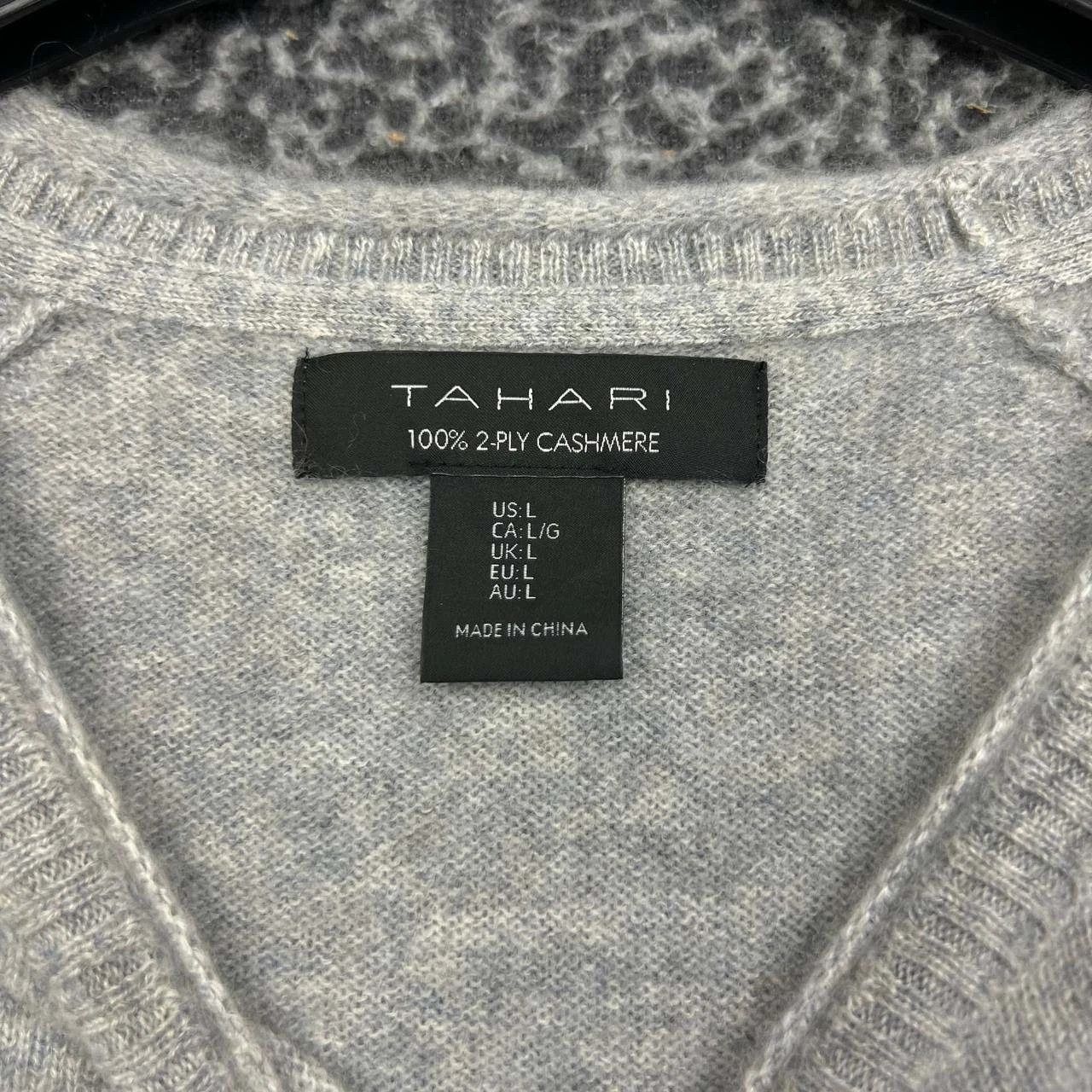 Other Tahari Sweater Women Knit Crew Neck 100% 2-Ply Cashmere L Size L / US 10 / IT 46 - 6 Thumbnail