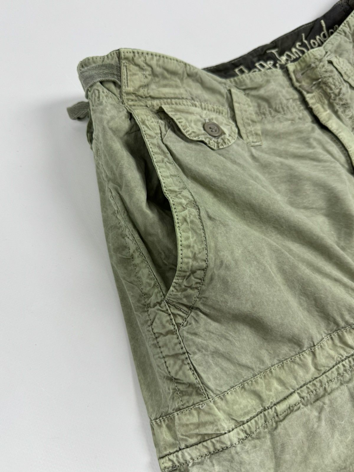 Pepe Jeans Pepe Jeans London Acid Washed Cargo Pants Size US 30 / EU 46 - 9 Thumbnail
