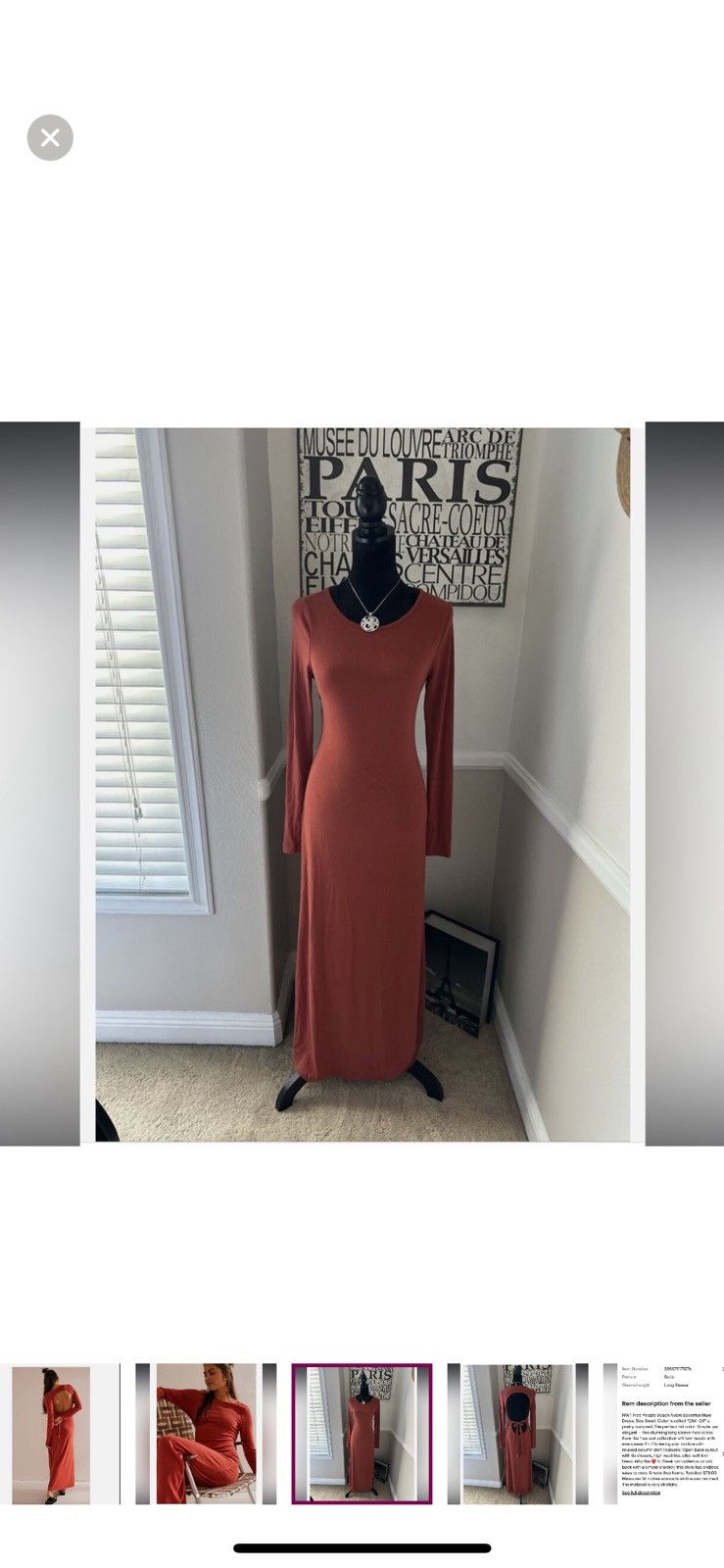Free People Free people Jersey maxi dress Size XS / US 0-2 / IT 36-38 - 4 Thumbnail
