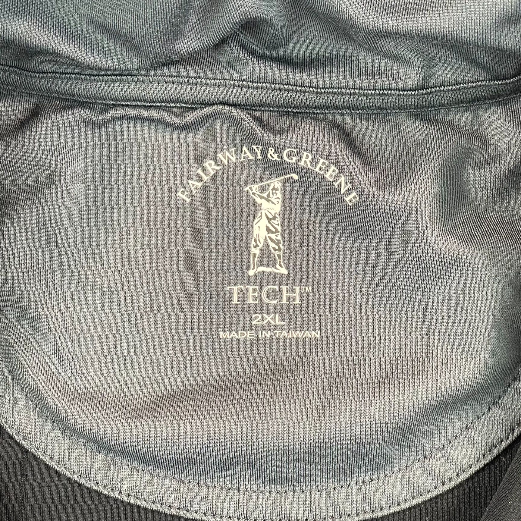 Logo 7 Fairway & Greene Tech 1/4 Zip Pullover Jacket Men 2XL Black Logo Golf Weatherproof Casual Performance Size US XXL / EU 58 / 5 - 2 Thumbnail