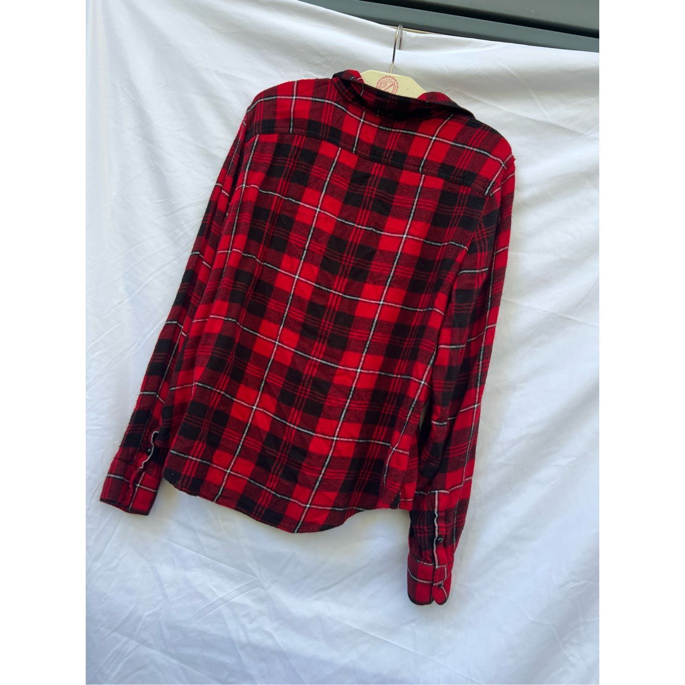 Chaps Chaps Red And Black Plaid Button Up Shirt Woman’s Large Size L / US 10 / IT 46 - 8 Thumbnail