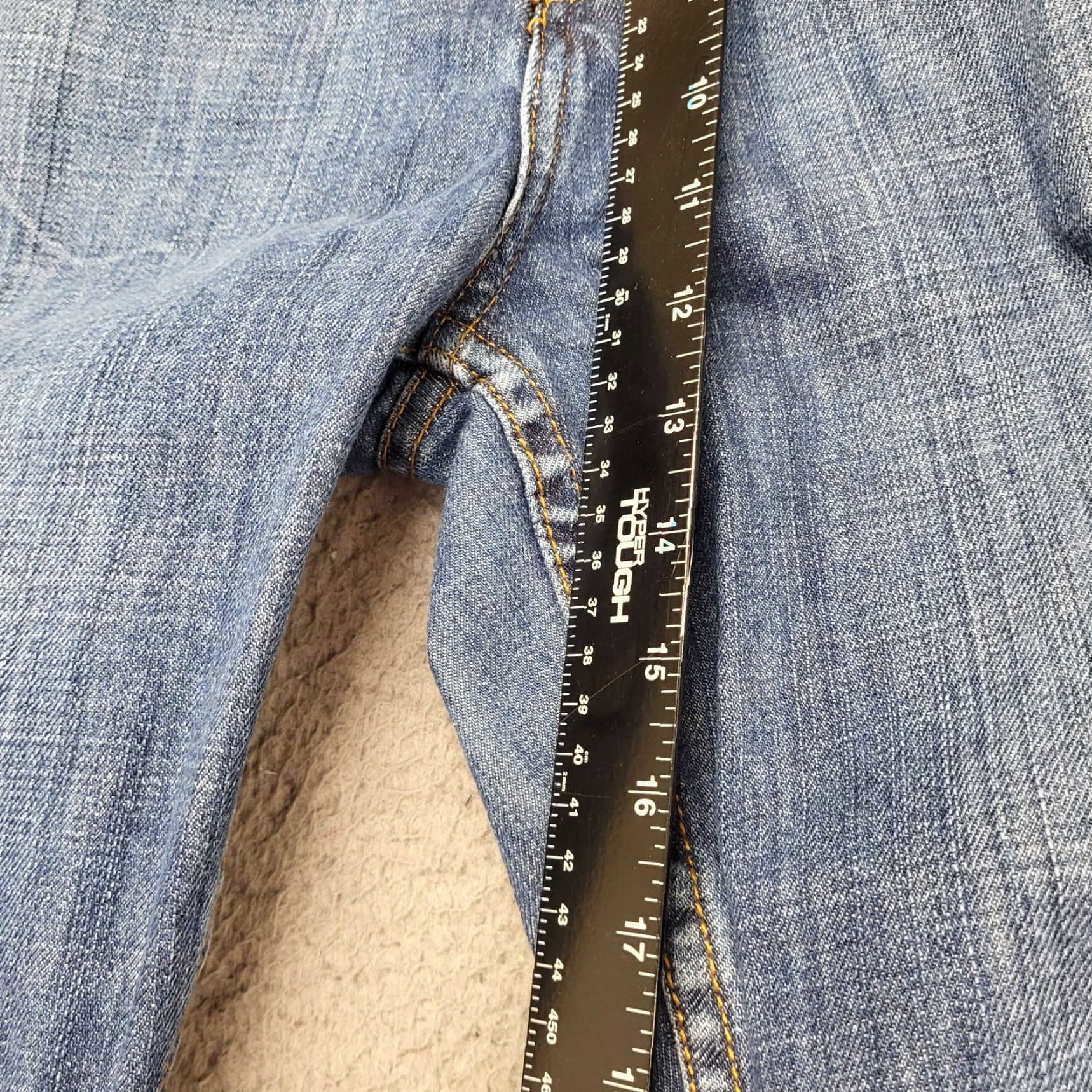 Chaps Chaps Jeans Men's 38x34 Blue Straight Fit Denim 100% Cotton Dad Jeans Regular Fit Jeans Mens Casual Pant Size US 38 / EU 54 - 6 Thumbnail