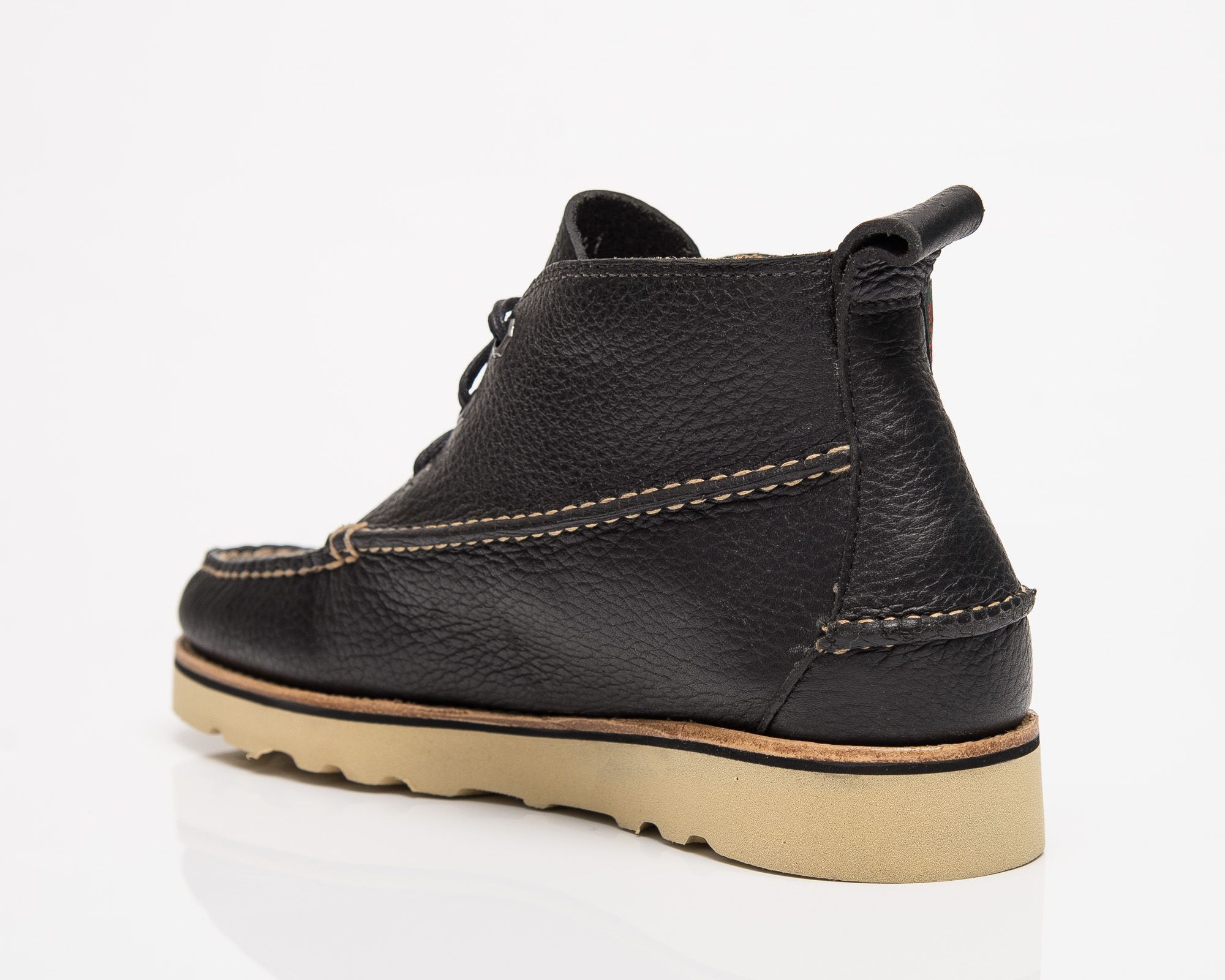 G.H. Bass & Co. o1y0125 Leather Ankle Boots in Black Size US 7 / EU 40 - 5 Thumbnail