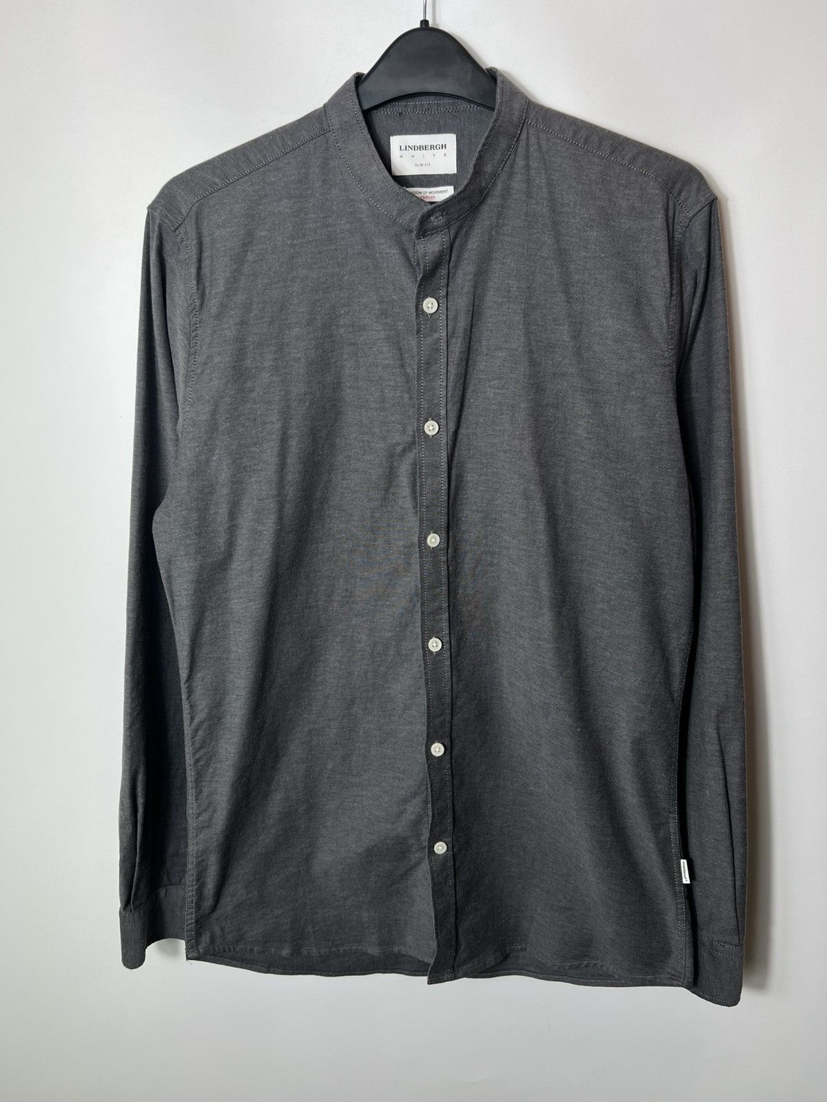 Lindbergh Vintage luxury designer Lindbergh Gray Button Up Shirt Sz M Size US M / EU 48-50 / 2 - 1 Thumbnail