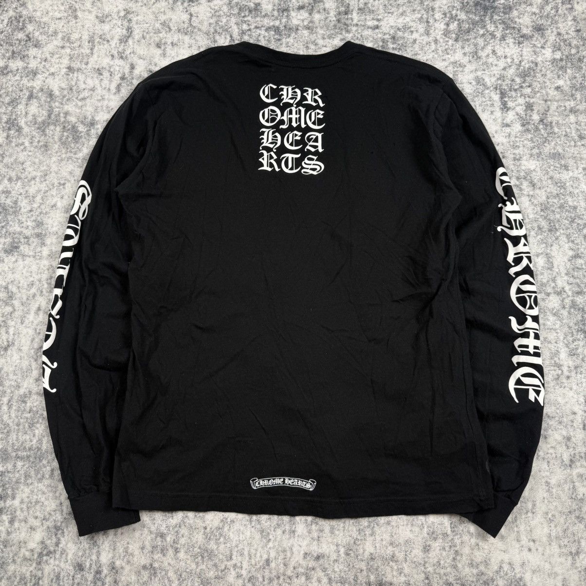 Chrome Hearts Chrome Hearts Script Logo ‘Black’ Long Sleeve Size US L / EU 52-54 / 3 - 5 Thumbnail