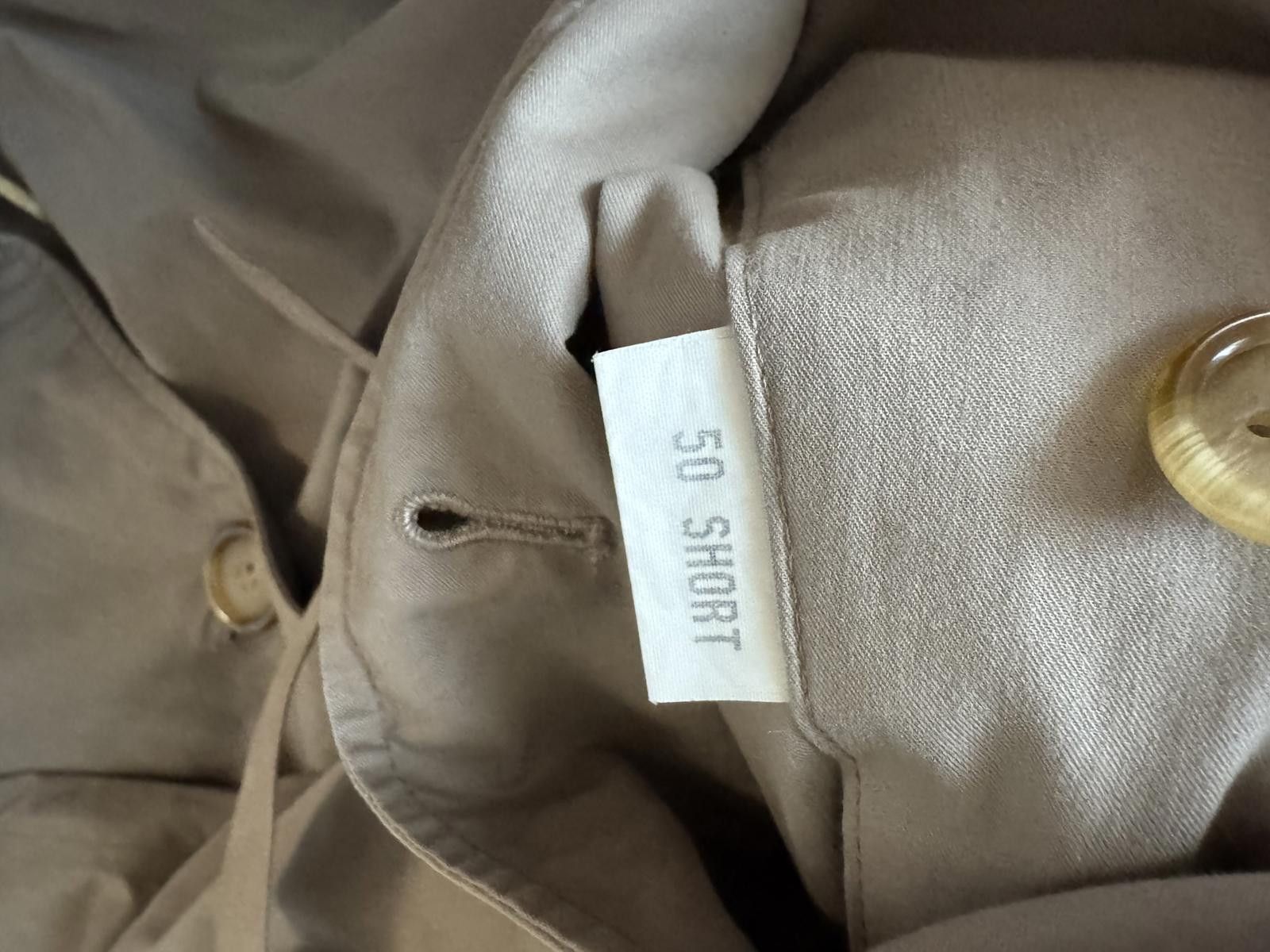 Burberry Vintage Thomas Burberry Men’s 50Short Beige Trench Coat Size US M / EU 48-50 / 2 - 7 Thumbnail