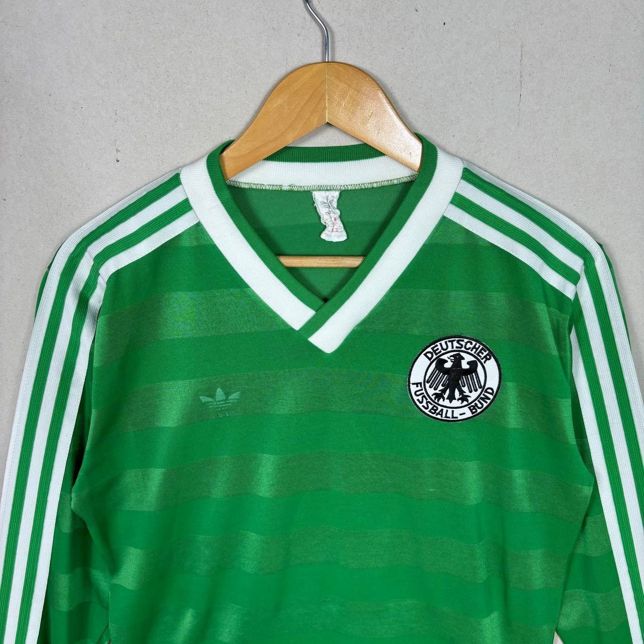 Adidas Vtg 1984-86 Adidas West Germany Away Jersey #7 Littbarski Size US M / EU 48-50 / 2 - 4 Thumbnail