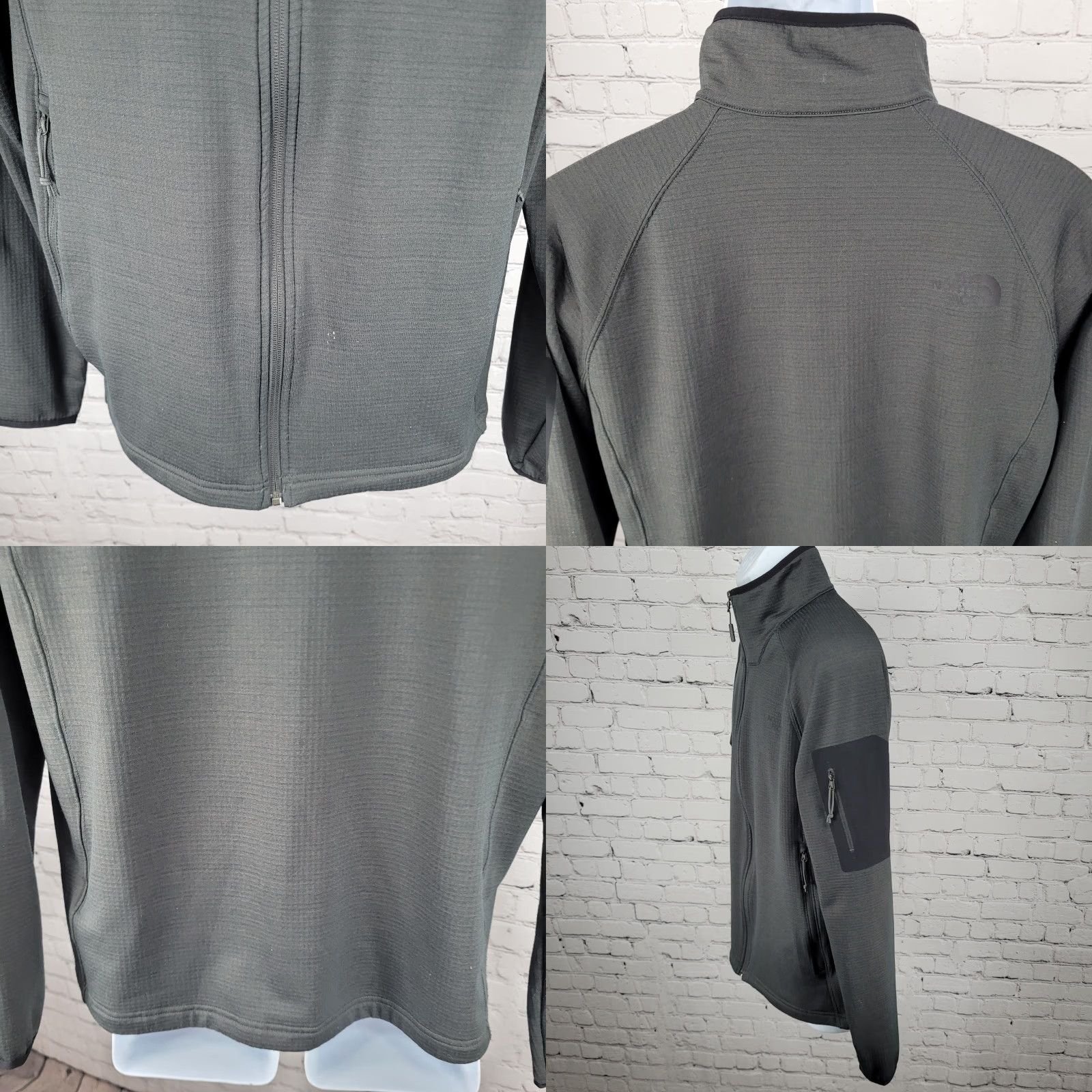 The North Face The North Face Grey Full Zip Lightweight Stretch Unlined Jacket M Size US M / EU 48-50 / 2 - 8 Thumbnail