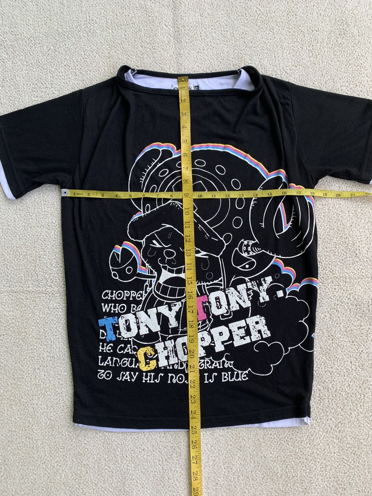 Beauty Beast × If Six Was Nine × Japanese Brand one piece Tony Tony Chopper Double Layer Tshirt Size US M / EU 48-50 / 2 - 8 Thumbnail