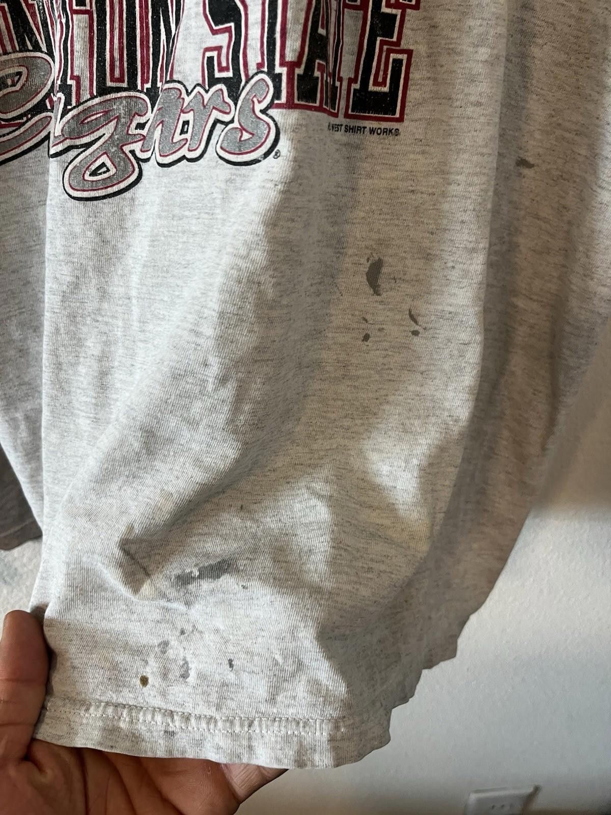 Jerzees 98 University Of Washington State Cougars Rose Bowl Tee L Size ONE SIZE - 3 Thumbnail