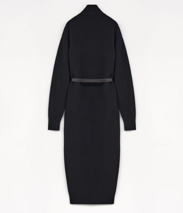 Jil Sander o1w1db10825 Maxi Dress in Black Size M / US 6-8 / IT 42-44 - 2 Thumbnail