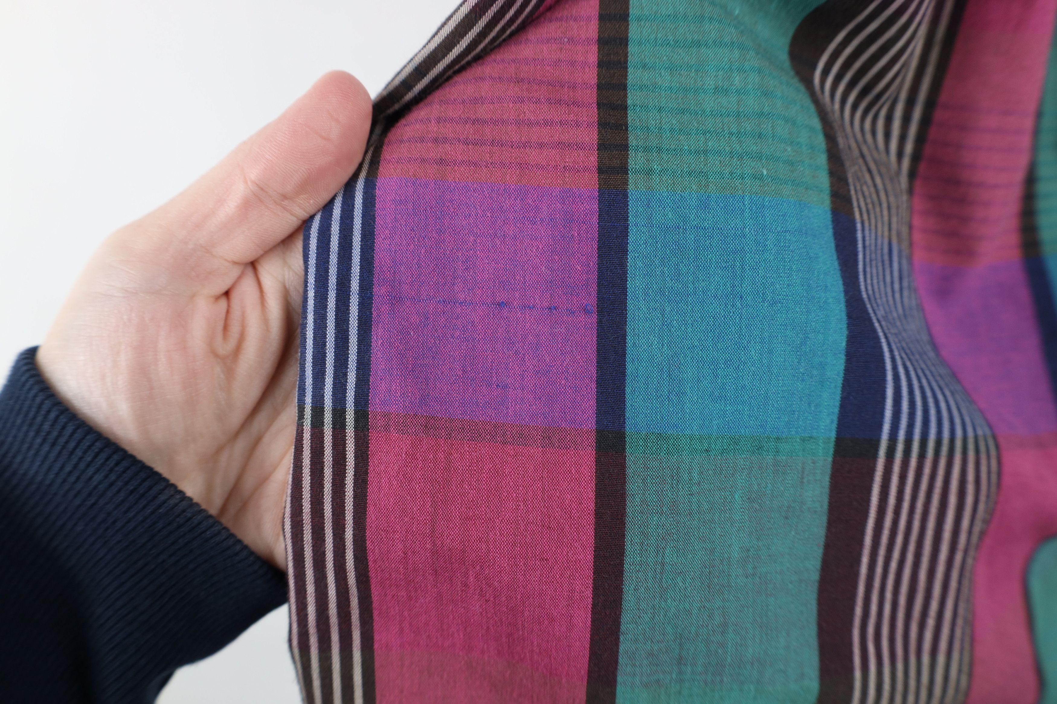 Vintage Vintage 70s 80s Streetwear Madras Collared Button Shirt Size US L / EU 52-54 / 3 - 9 Thumbnail