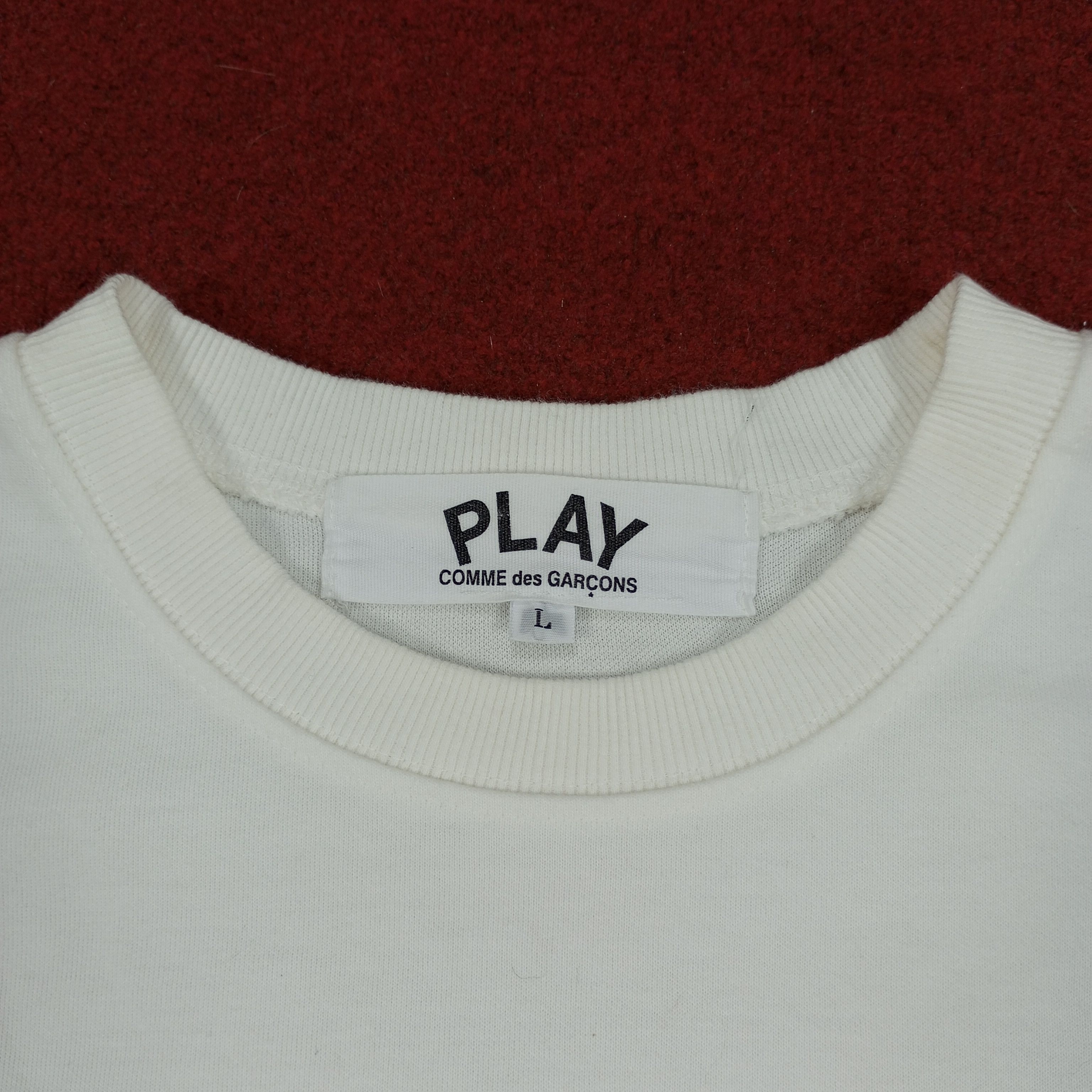 Comme des Garcons Play Comme des Garcons Japanese Brand Designer Sweatshirt Size US L / EU 52-54 / 3 - 4 Thumbnail