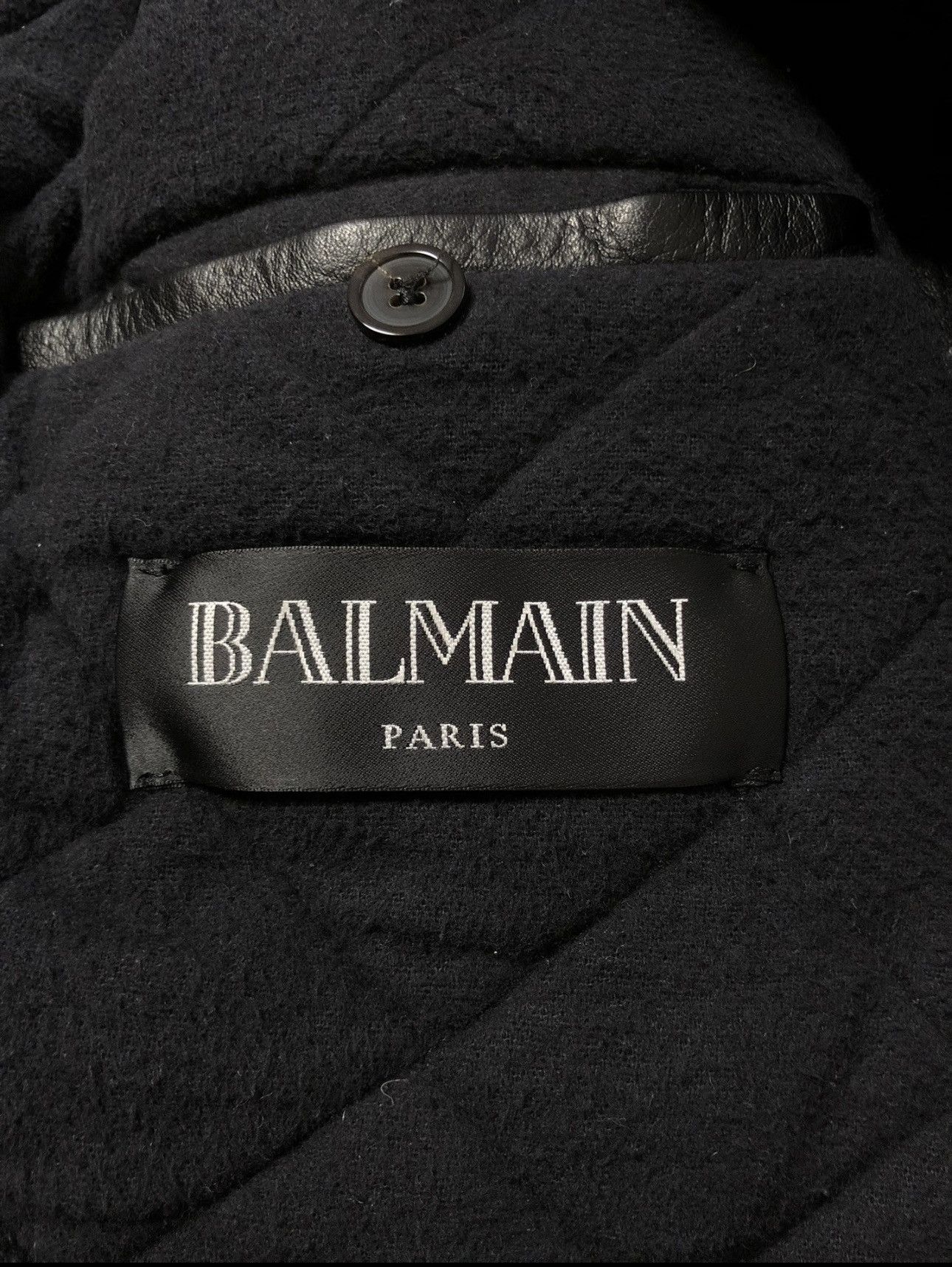 Balmain Balmain Mainline Biker Leather Jacket Sz. 50 Size US M / EU 48-50 / 2 - 7 Thumbnail