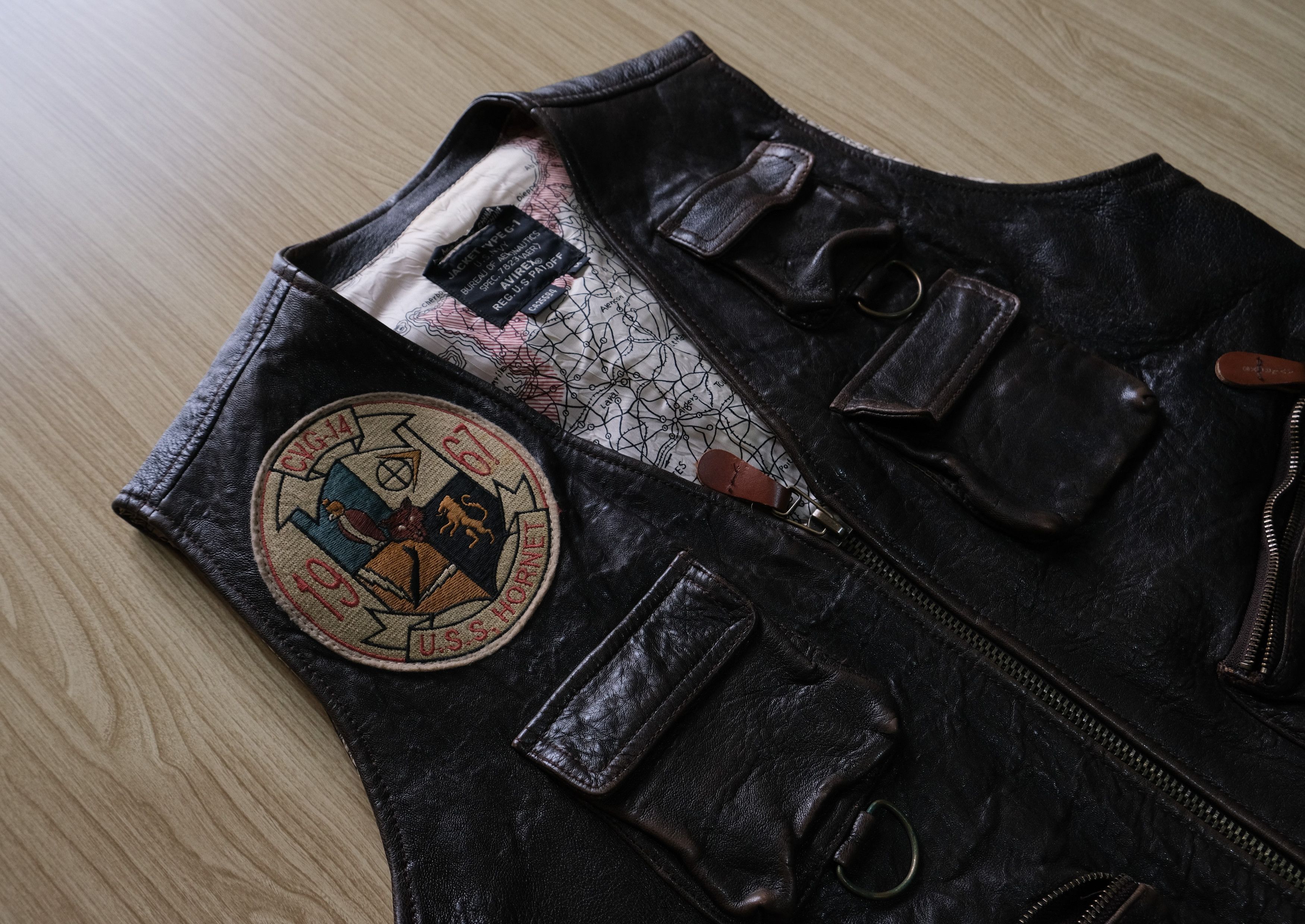 Avirex Avirex Vest U.S.S Hornet 1967 Size US M / EU 48-50 / 2 - 2 Thumbnail