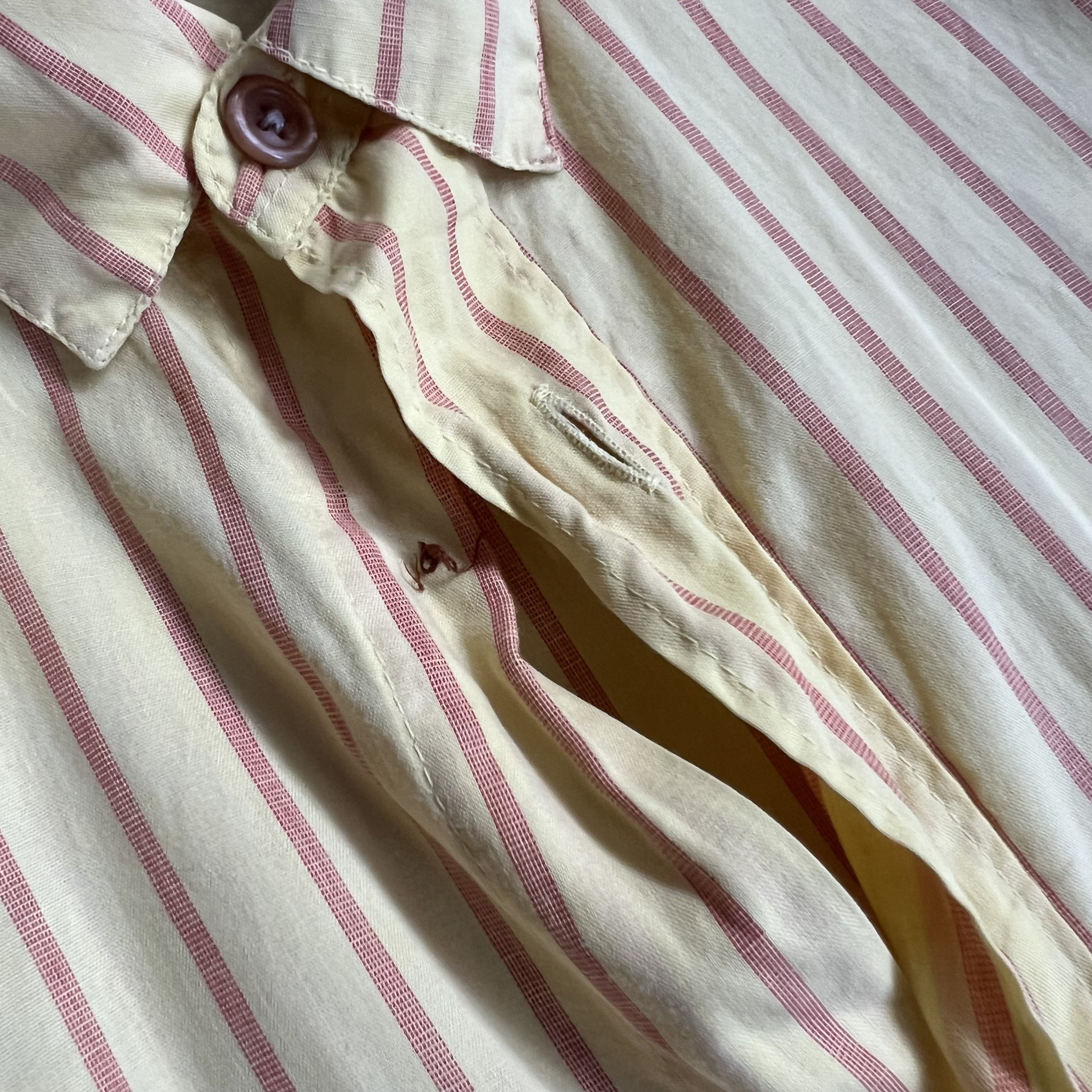 Massimo Osti 1990’s Boneville by Massimo Osti Stripe Button up Shirt Size US L / EU 52-54 / 3 - 6 Thumbnail