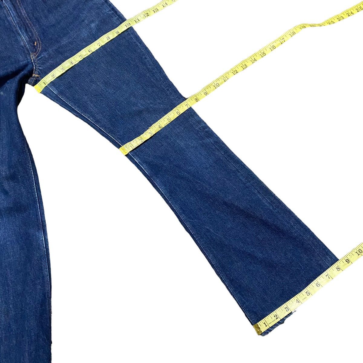 The Flat Head Vintage The Flat Head Denim Flare Jeans Lot1007 Size US 28 / EU 44 - 19 Thumbnail