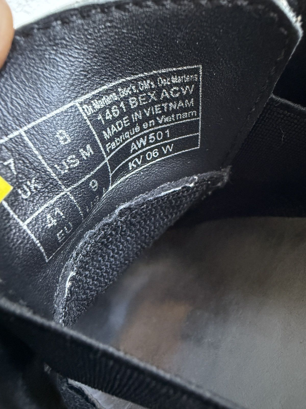A-COLD-WALL* × Dr. Martens 1461 Bex graphite derby Size US 8 / EU 41 - 16 Thumbnail