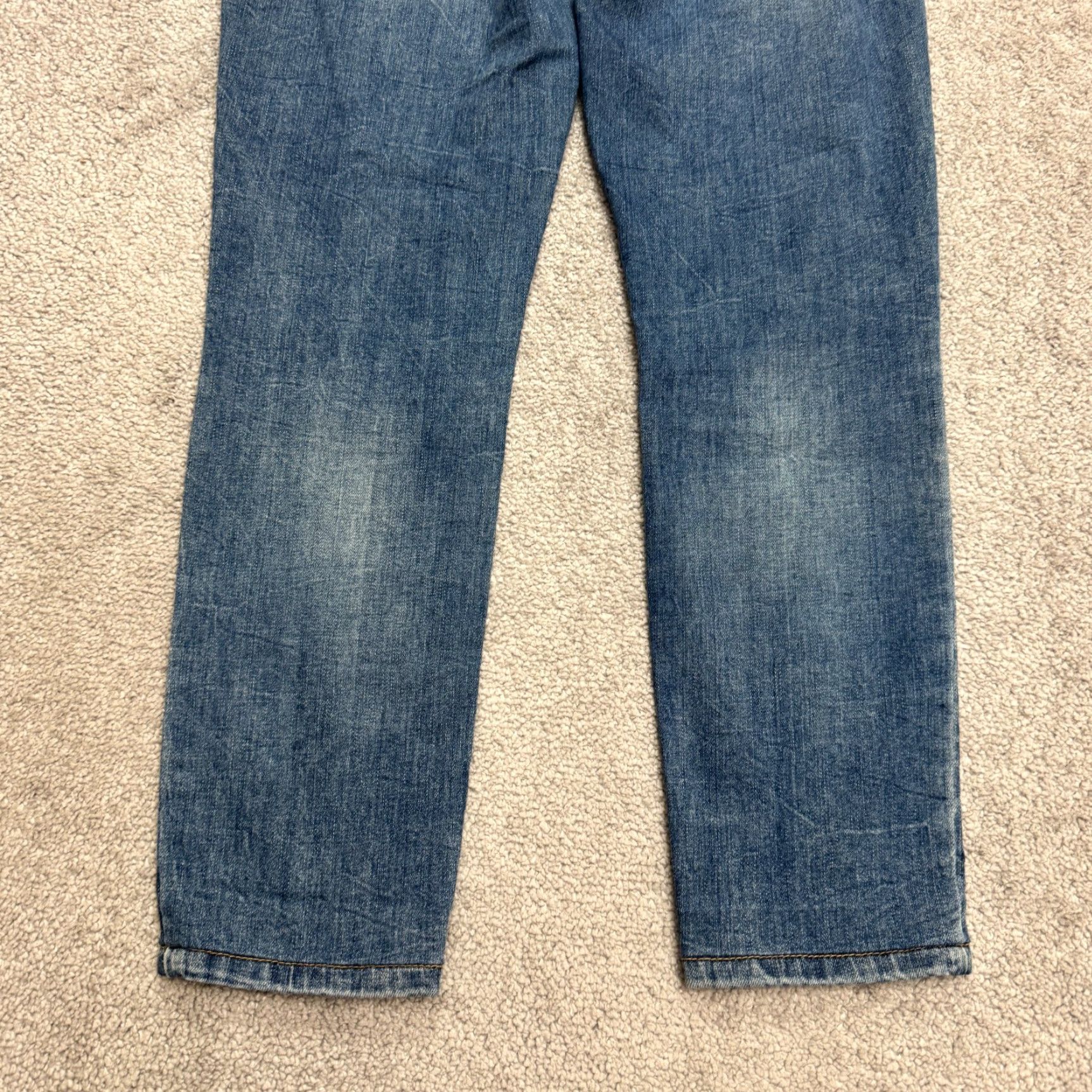Vintage BLANKNYC The Reade Crop Skinny Denim Jeans Womens 30 Blue Medium Wash Stretch Size 30" / US 8 / IT 44 - 3 Thumbnail