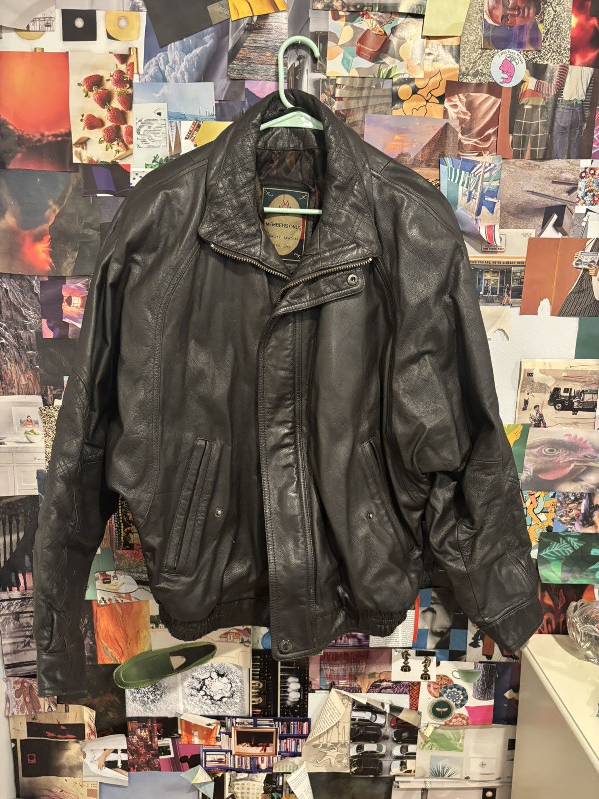 Members Only Vintage 80s Members Only Black Leather Jacket Size L Size US L / EU 52-54 / 3 - 1 Thumbnail