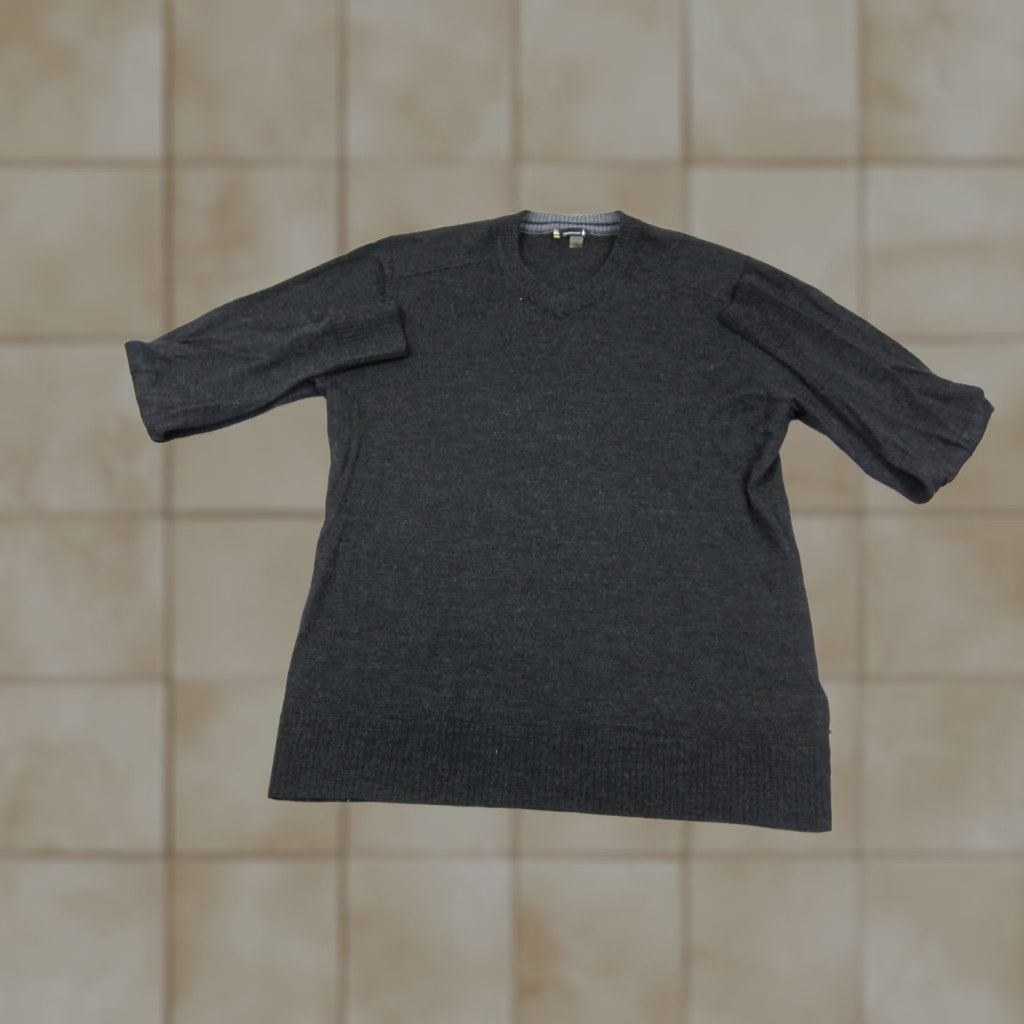 Smartwool SmartWool Sweater Mens M Black V-Neck Merino Wool Pullover 90s Crewneck Shirt Man Regular Winter Fall Summer 90s Mens Size US M / EU 48-50 / 2 - 1 Thumbnail