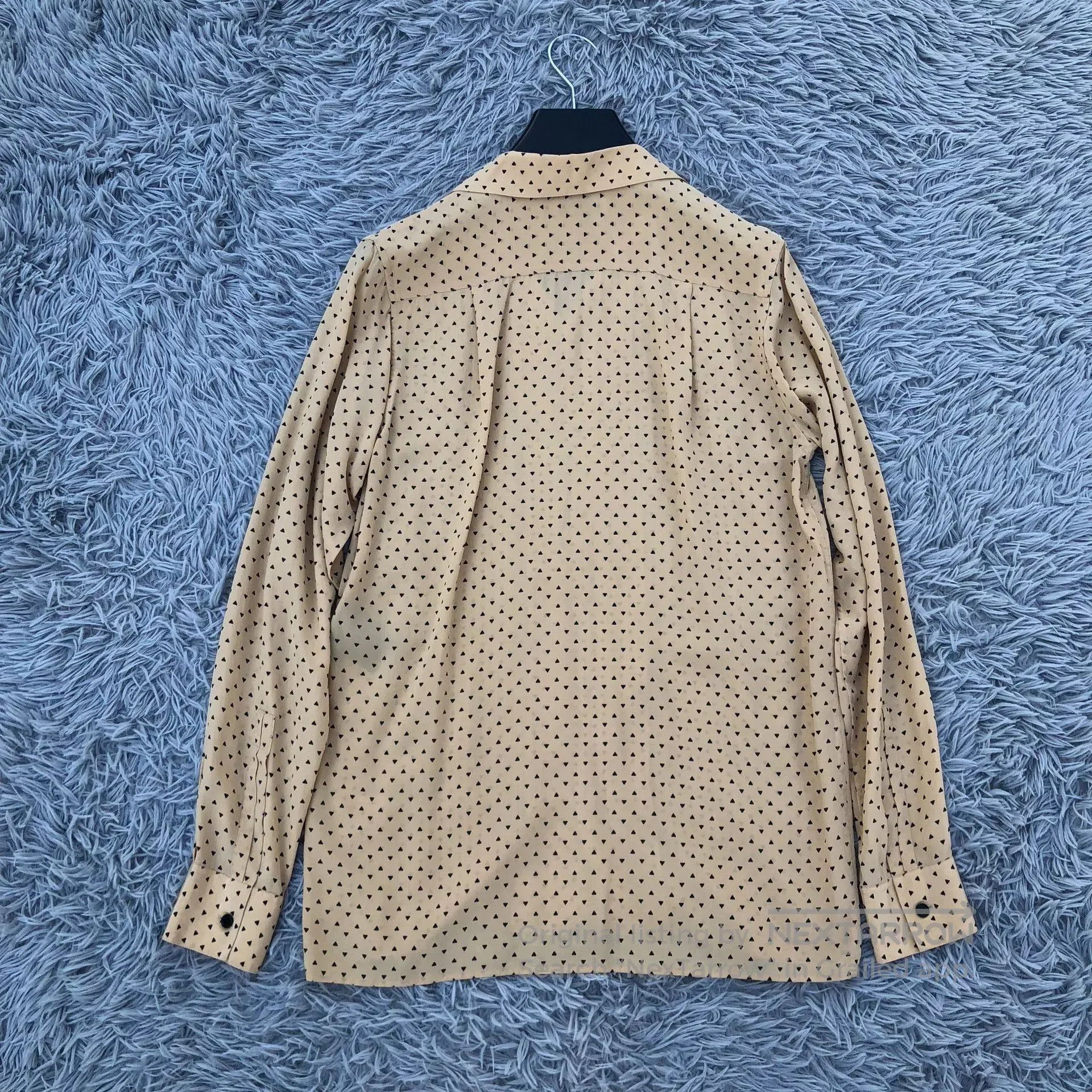 Saint Laurent Paris Saint Laurent 14SS Cuban Collar Silk Shirt. Size US M / EU 48-50 / 2 - 4 Thumbnail