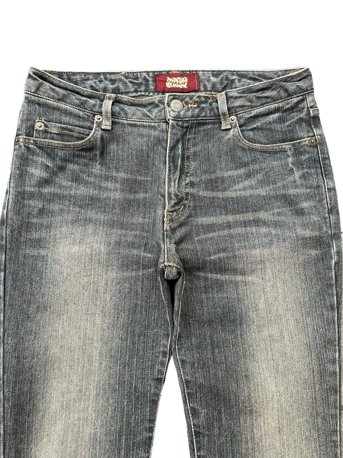Tornado Mart Vintage Japanese Brand Tribal Printed Mud Washed Flare Jeans Size US 29 - 3 Thumbnail