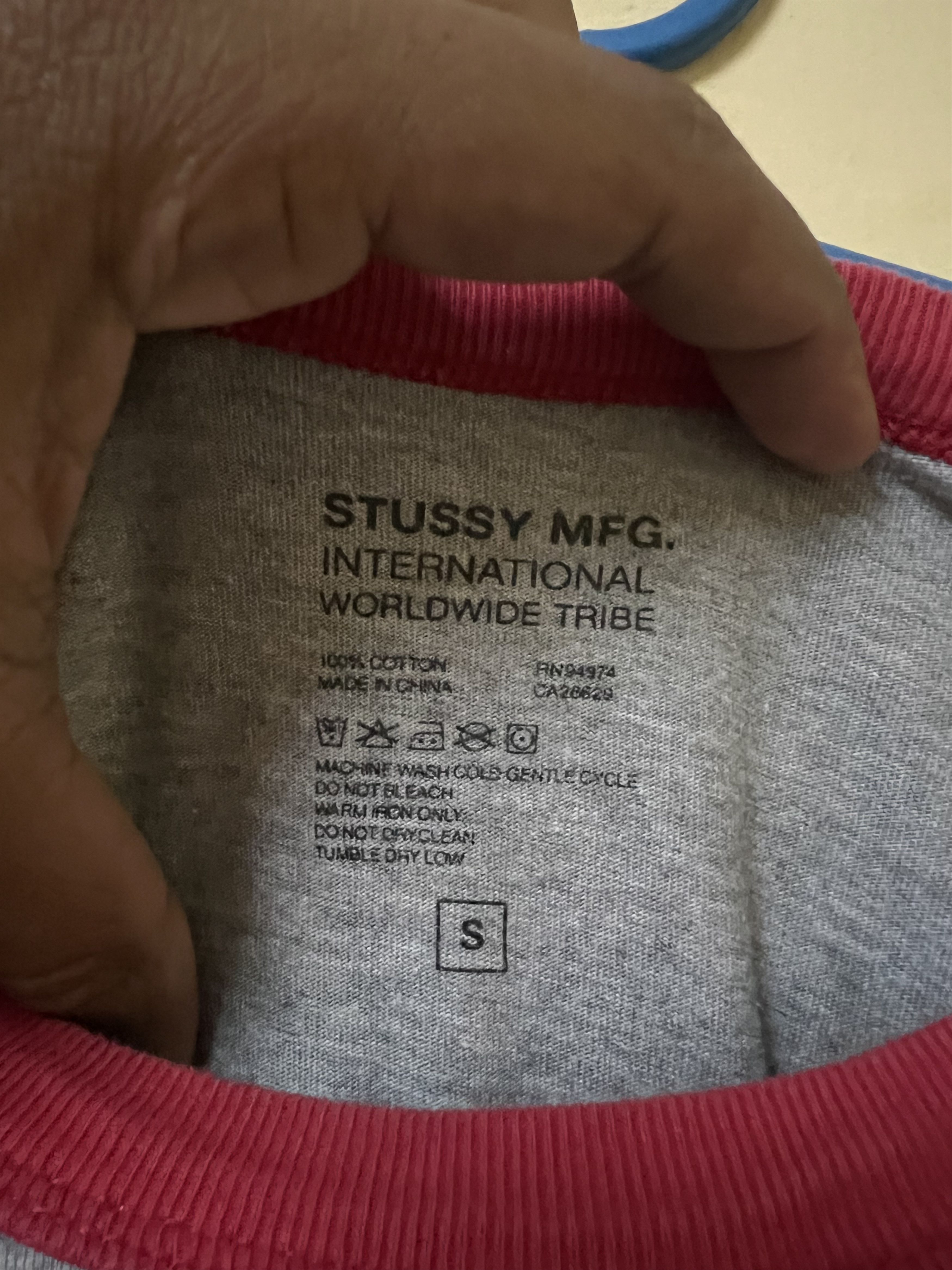 Stussy Stussy MFG Raglon Eagle Tee Size US S / EU 44-46 / 1 - 15 Thumbnail