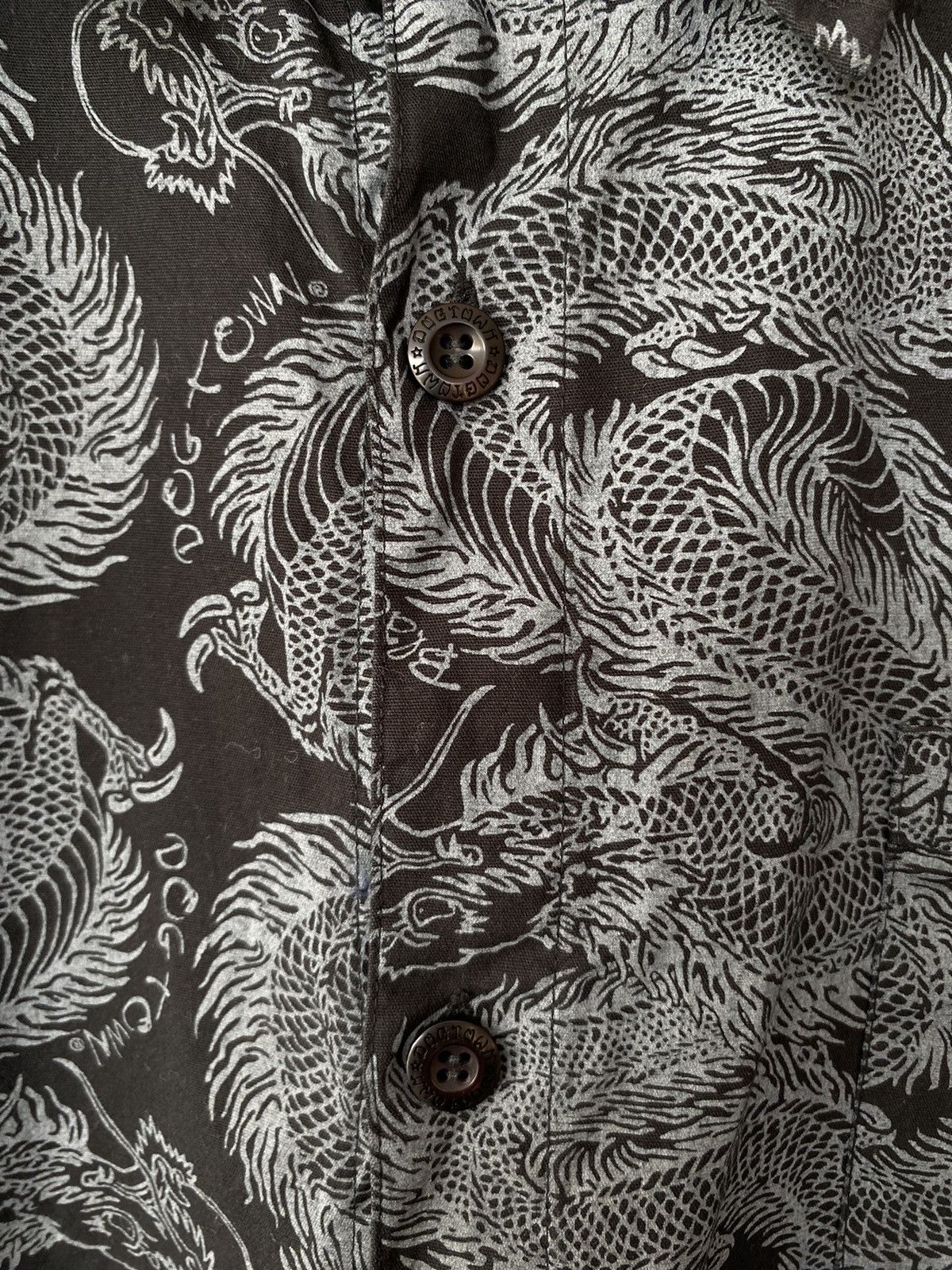 Vintage Rare Vintage Dogtown Dragon Longsleeve Button Up Shirt Size US XXL / EU 58 / 5 - 10 Thumbnail