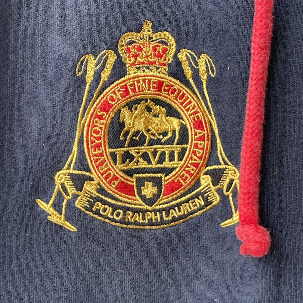 Polo Ralph Lauren Polo Ralph Lauren Big Pony Zip-Up Hoodie - Navy/Red Crest Size US XS / EU 42 / 0 - 7 Thumbnail