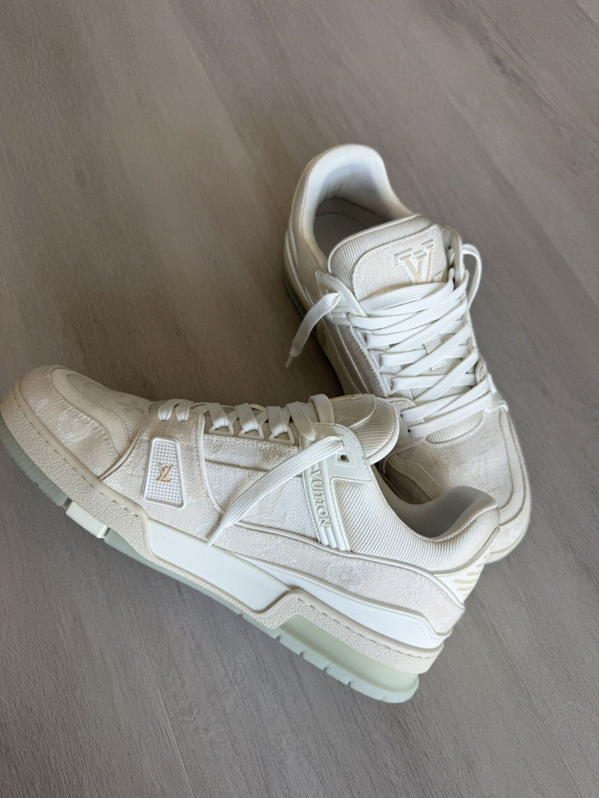 Louis Vuitton LV Trainers Denim Monogram size LV8.5 Size US 8.5 / EU 41-42 - 1 Thumbnail