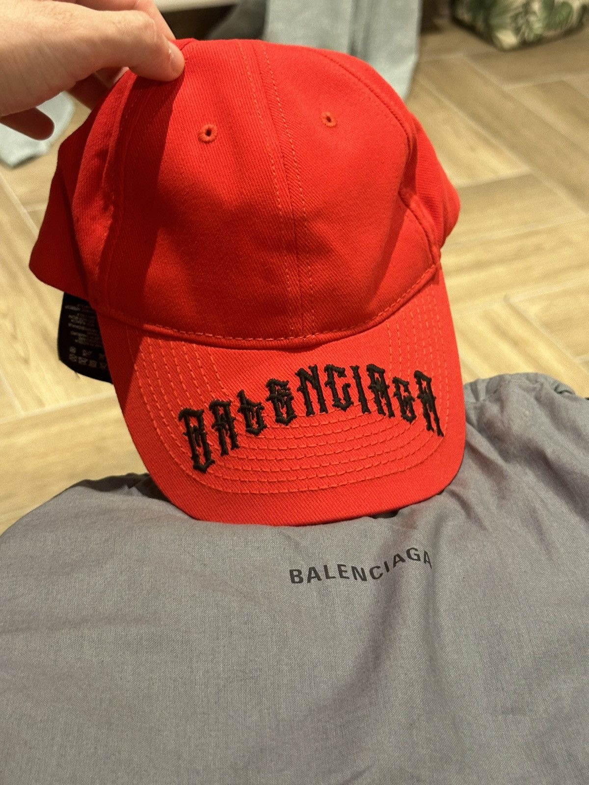 Balenciaga Balenciaga 25ss Perforated Spike Mask Mesh Cap