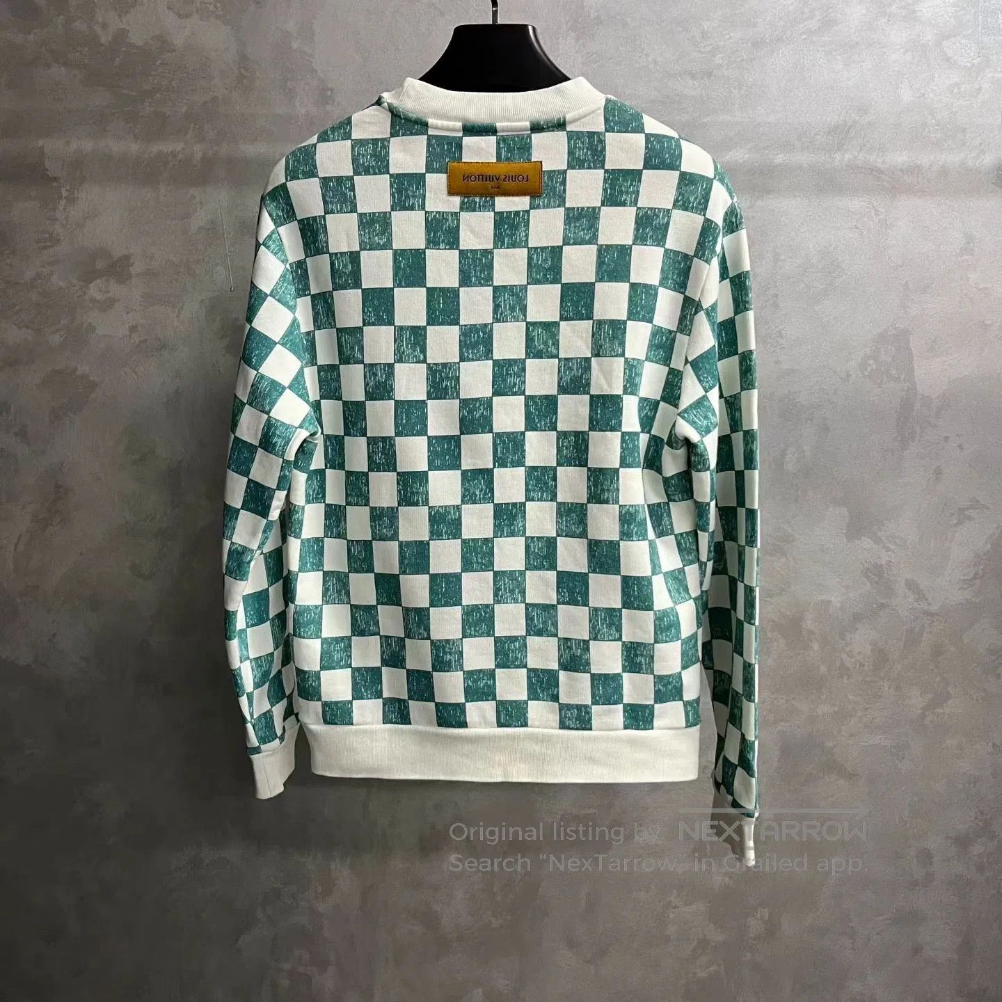 Louis Vuitton Louis Vuitton Blue White Checkered Sweater. Size XS / US 0-2 / IT 36-38 - 5 Thumbnail