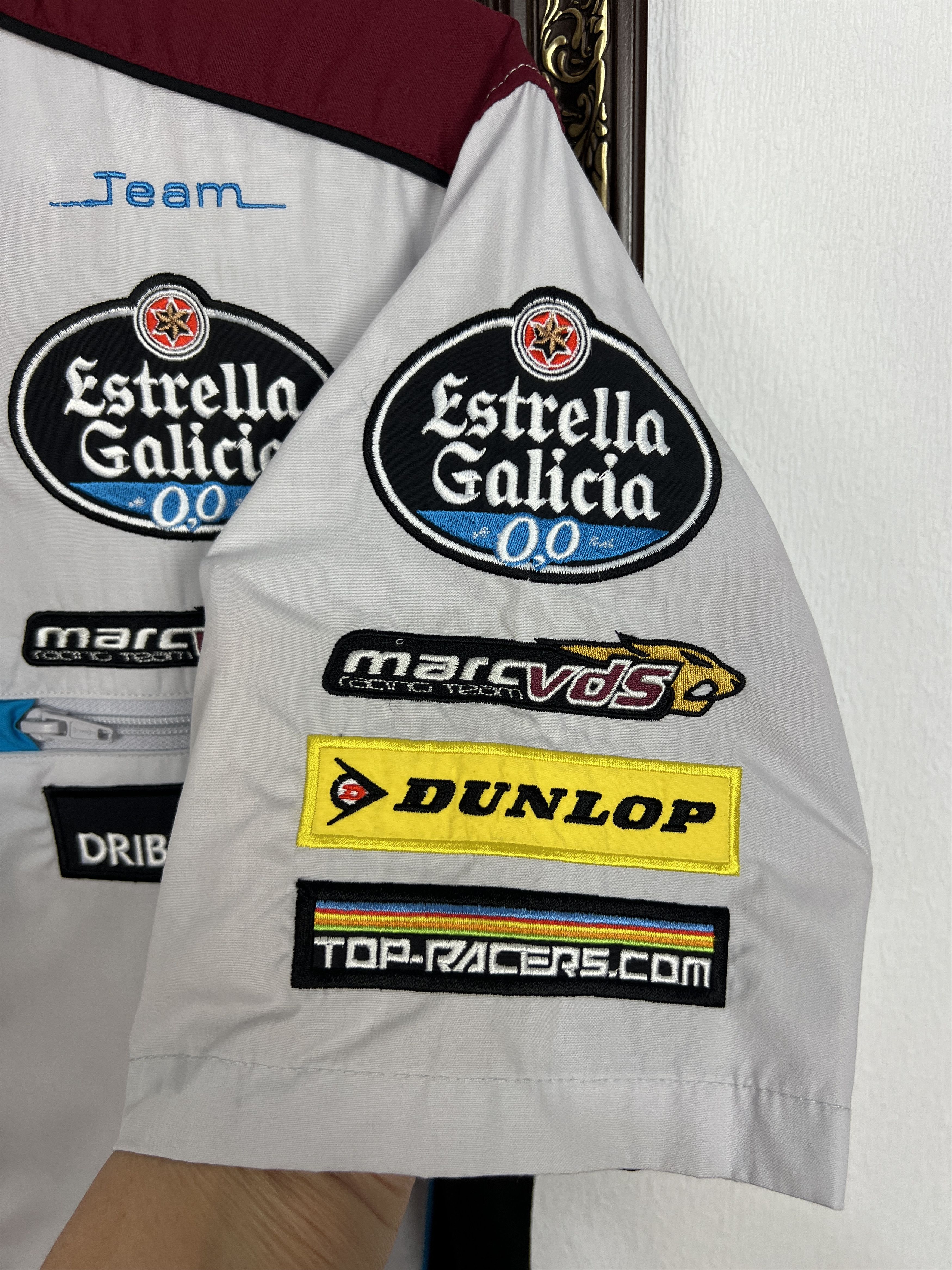 NASCAR Official Marc Vds Moto Racing Team Mens Shirt Polo NASCAR Size US M / EU 48-50 / 2 - 4 Thumbnail