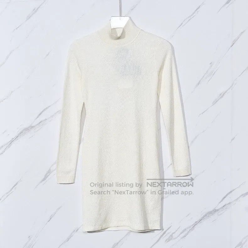 Fendi Embossed knit dress